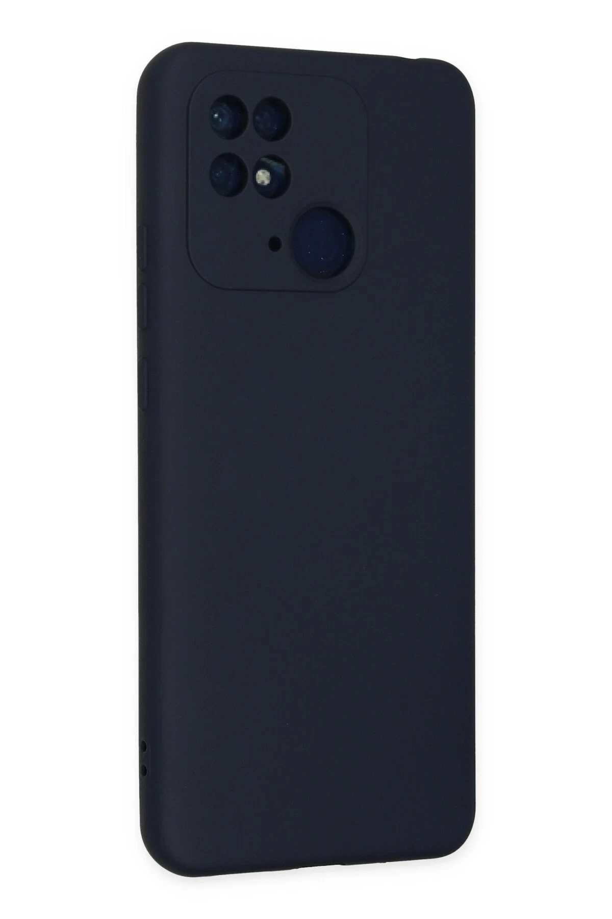 Newface Xiaomi Redmi 10C Kılıf Nano içi Kadife Silikon - Lacivert