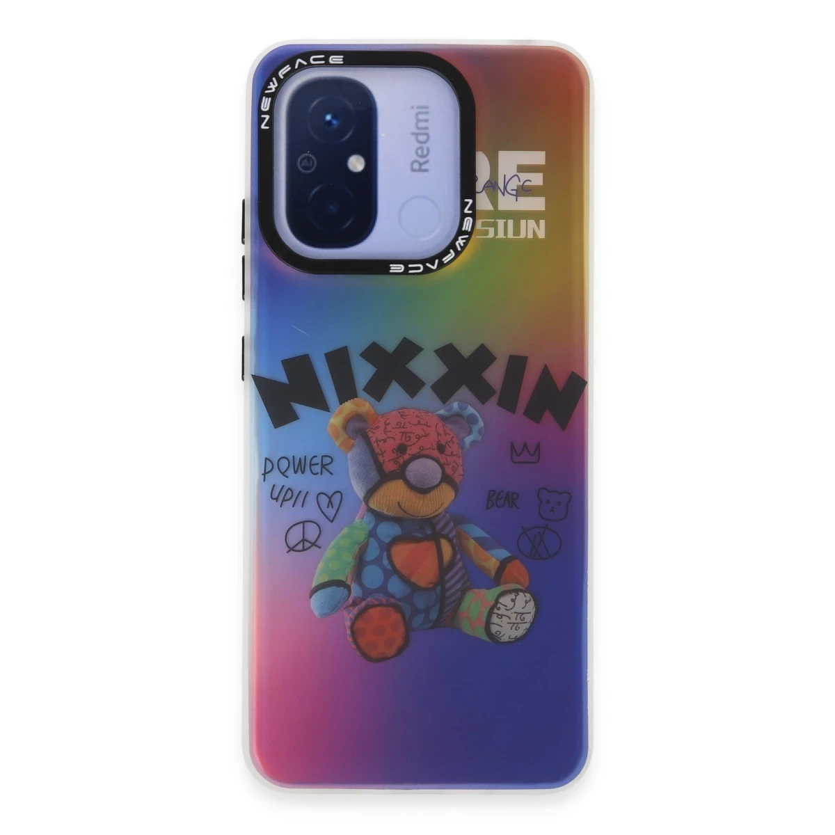 Newface Xiaomi Redmi 12C Kılıf Estoril Desenli Kapak - Estoril - 11