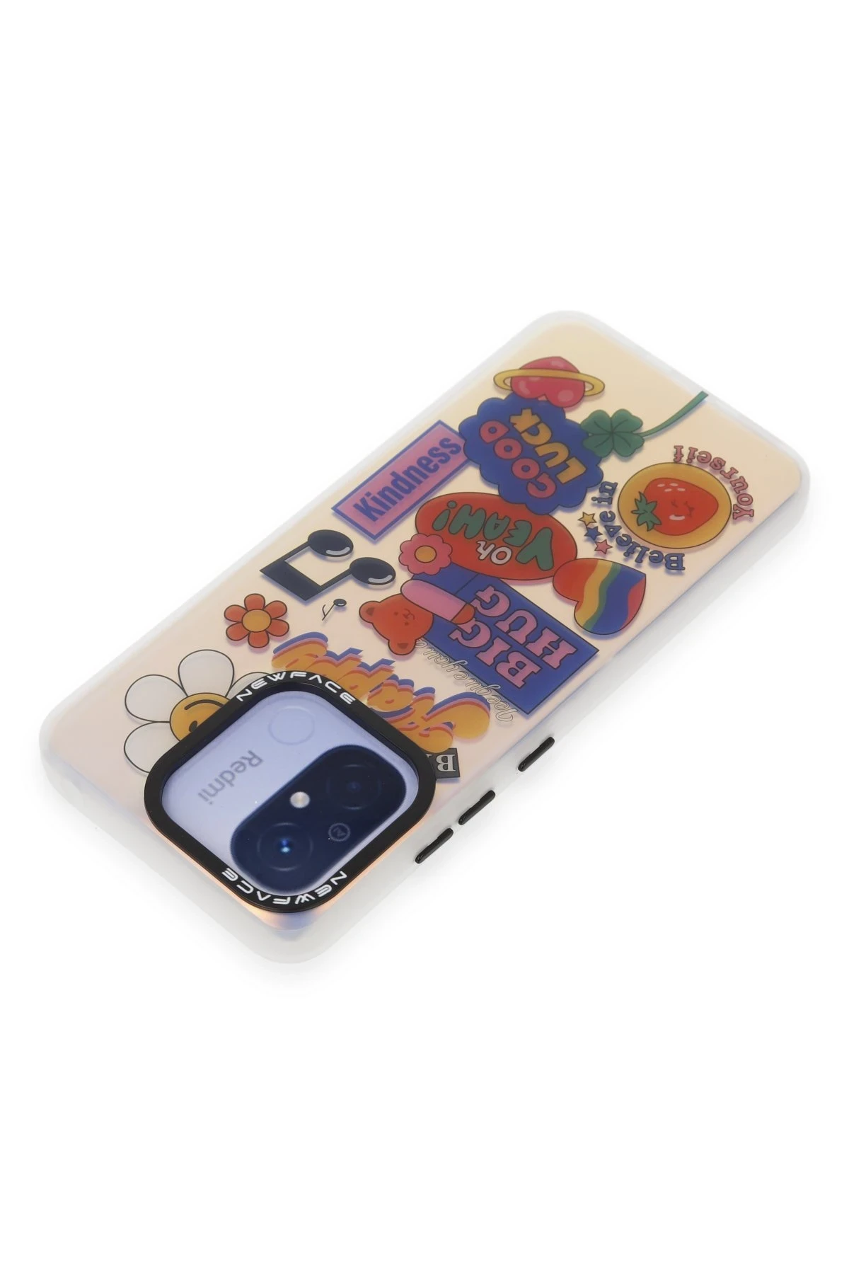 Newface Xiaomi Redmi 12C Kılıf Estoril Desenli Kapak - Estoril - 15