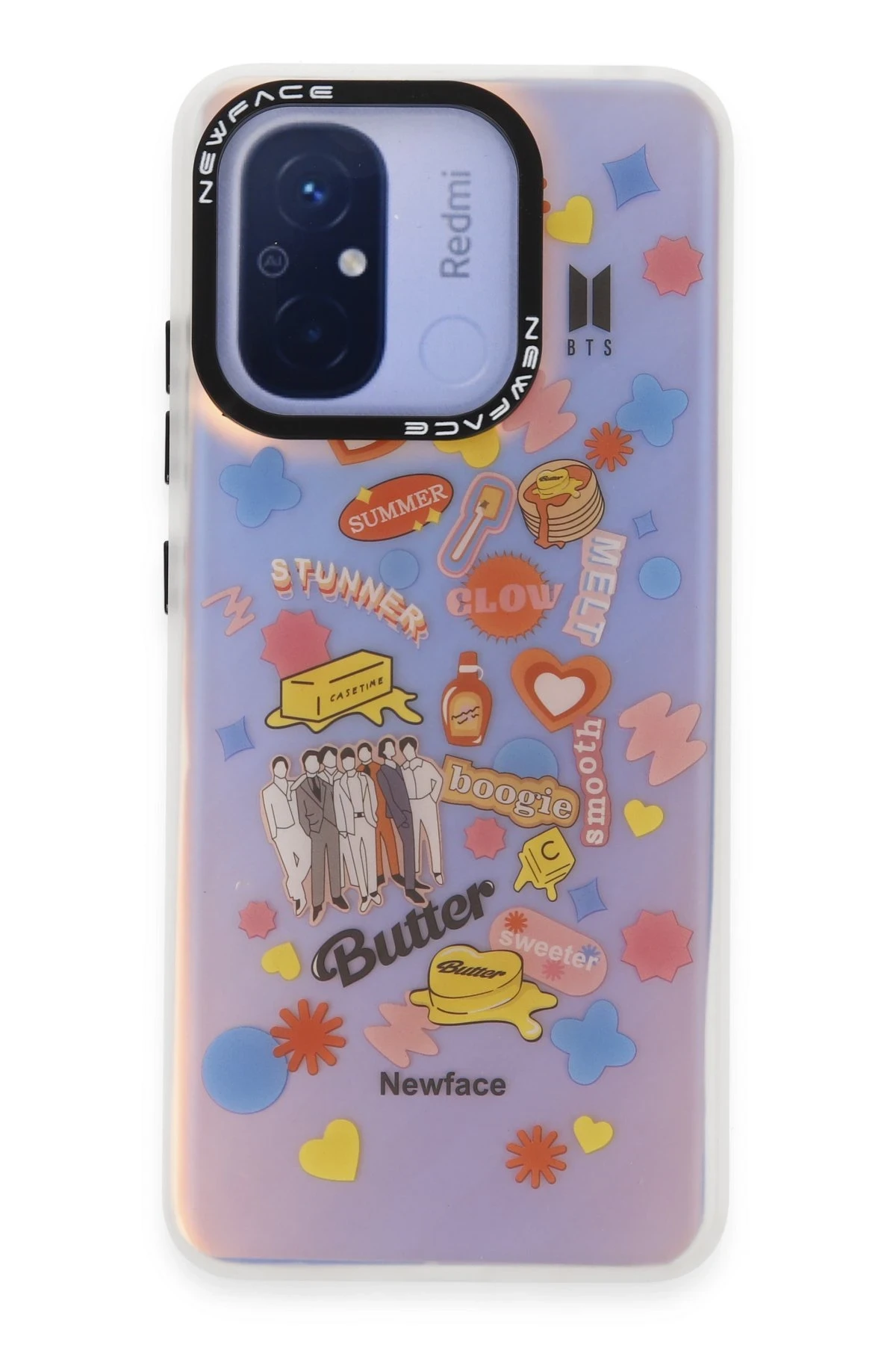 Newface Xiaomi Redmi 12C Kılıf Estoril Desenli Kapak - Estoril - 16