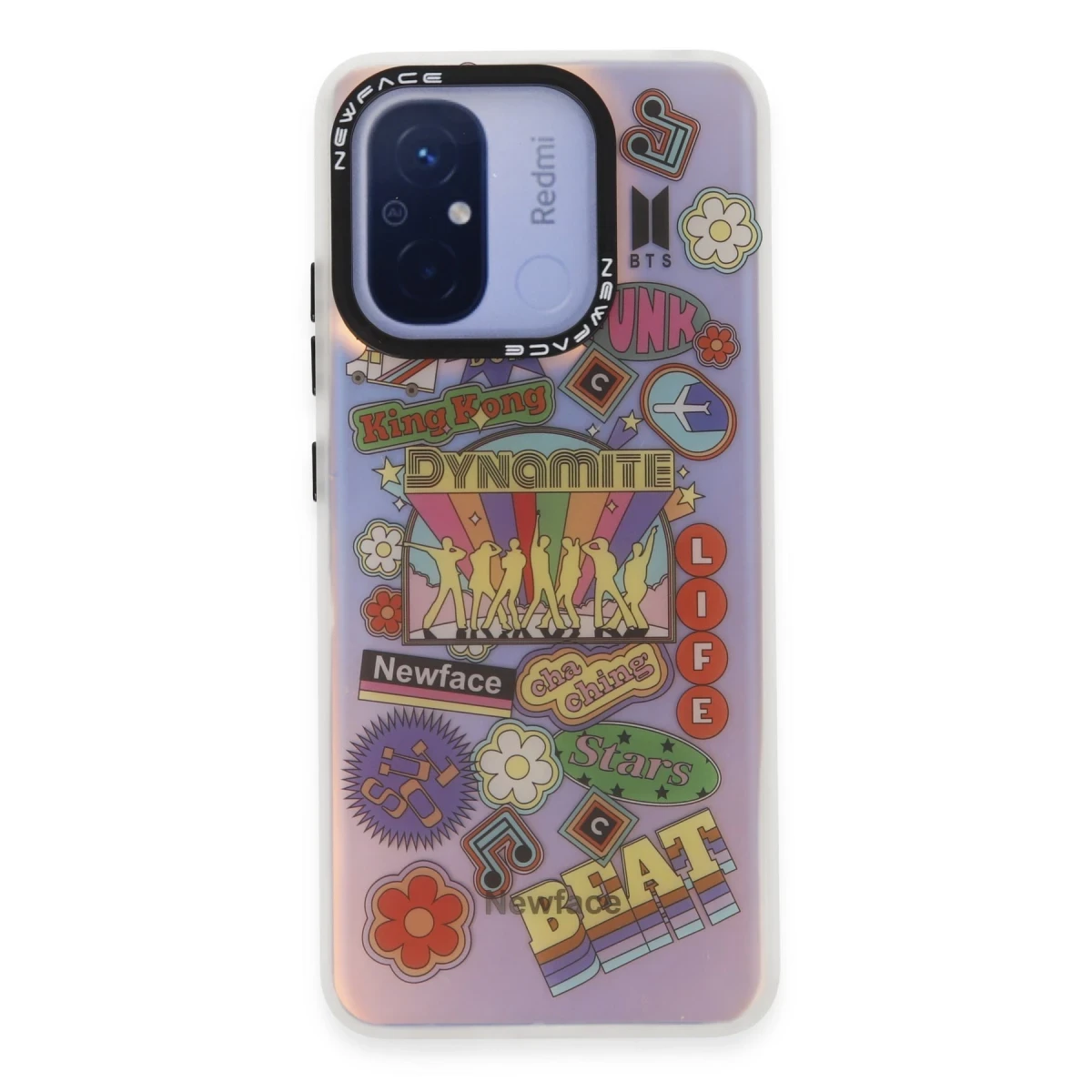 Newface Xiaomi Redmi 12C Kılıf Estoril Desenli Kapak - Estoril - 14