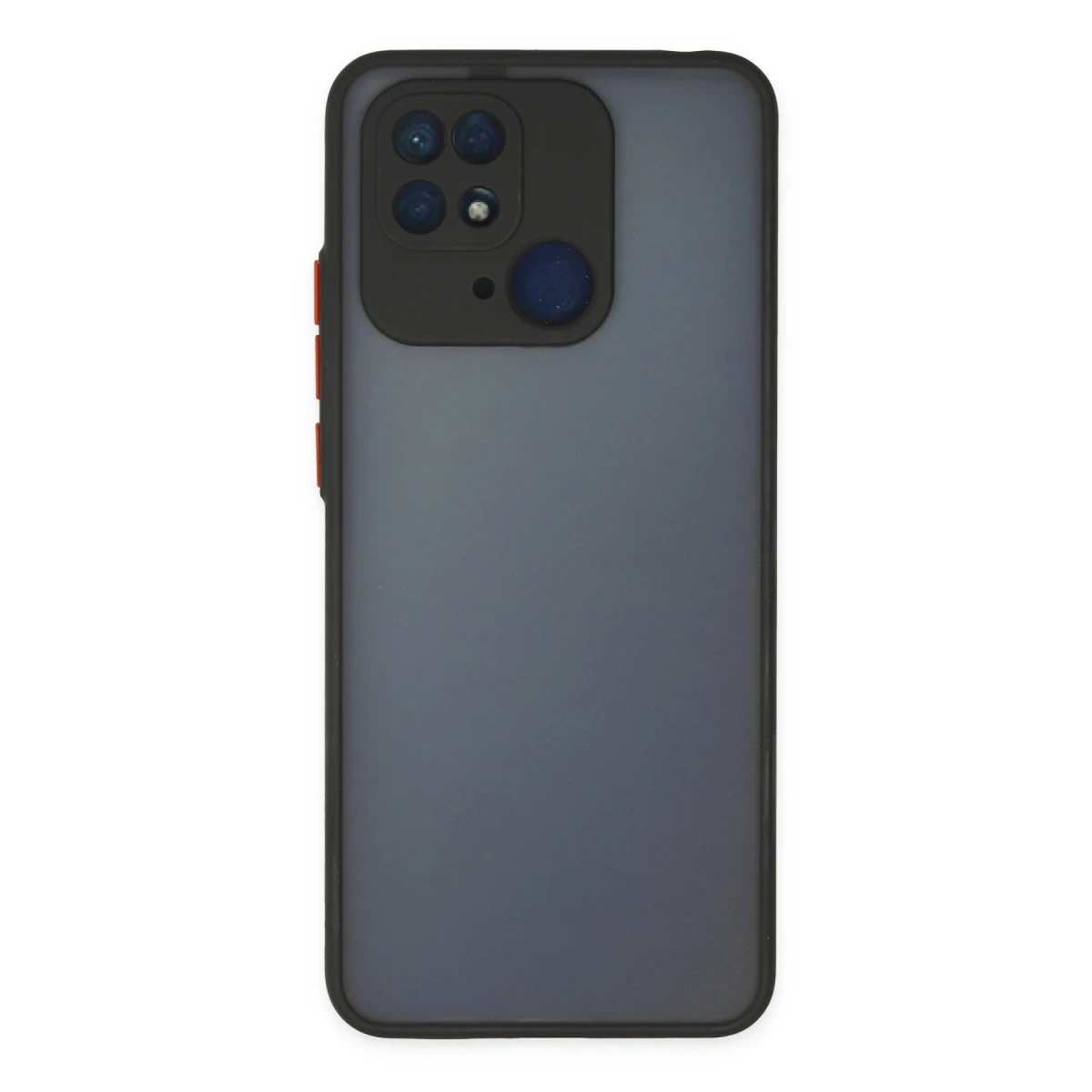 Newface Xiaomi Redmi 10C Kılıf Montreal Silikon Kapak - Siyah