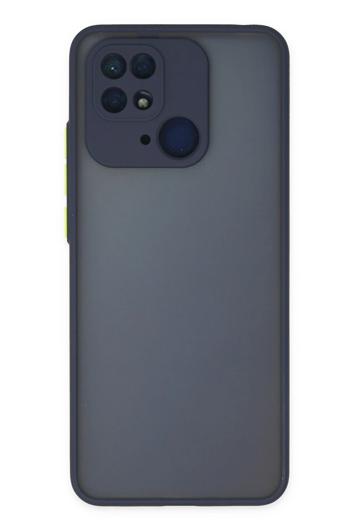 Newface Xiaomi Redmi 10C Kılıf Montreal Silikon Kapak - Lacivert