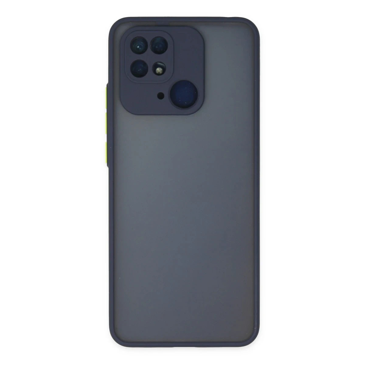 Newface Xiaomi Redmi 10C Kılıf Montreal Silikon Kapak - Lacivert