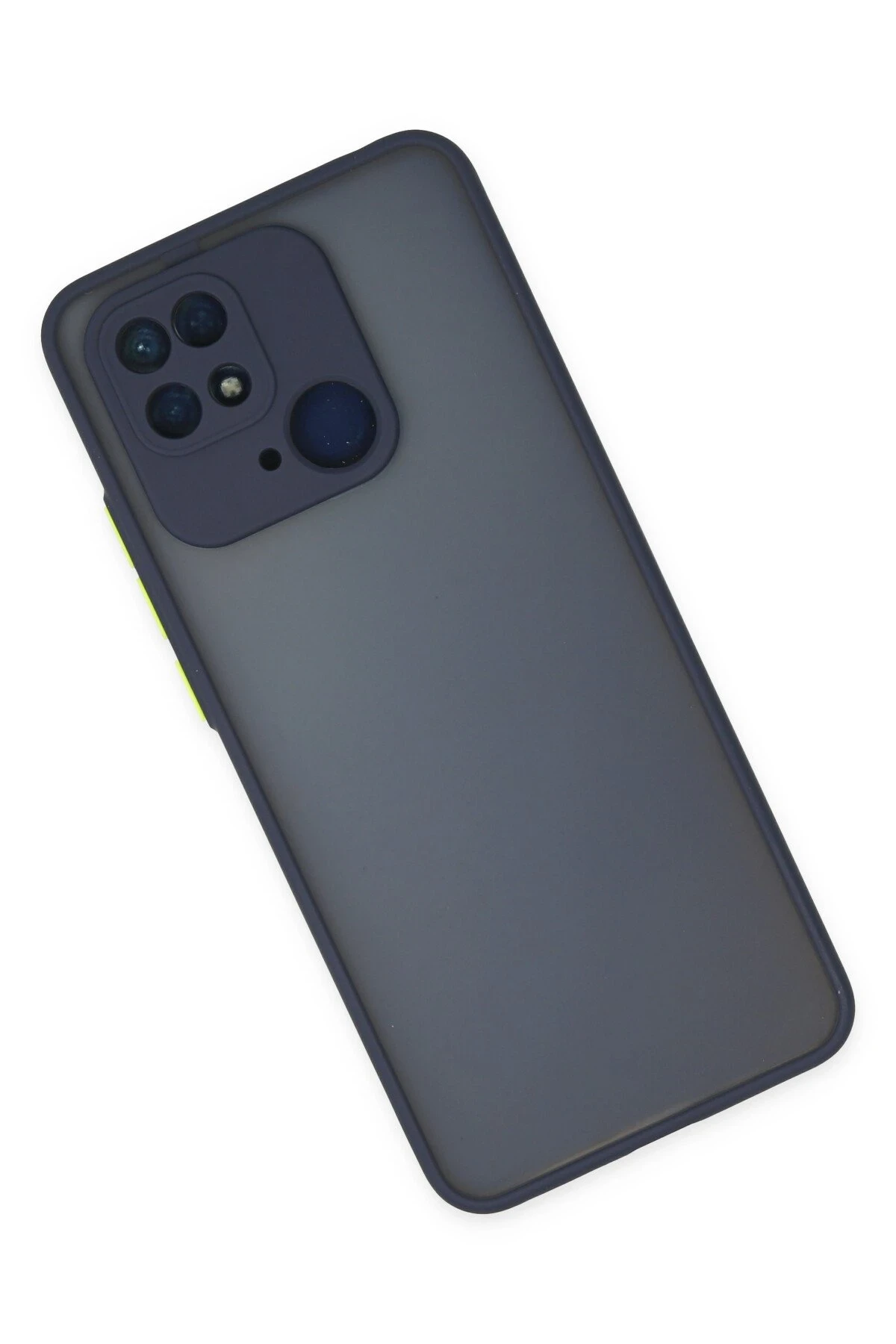 Newface Xiaomi Redmi 10C Kılıf Montreal Silikon Kapak - Lacivert