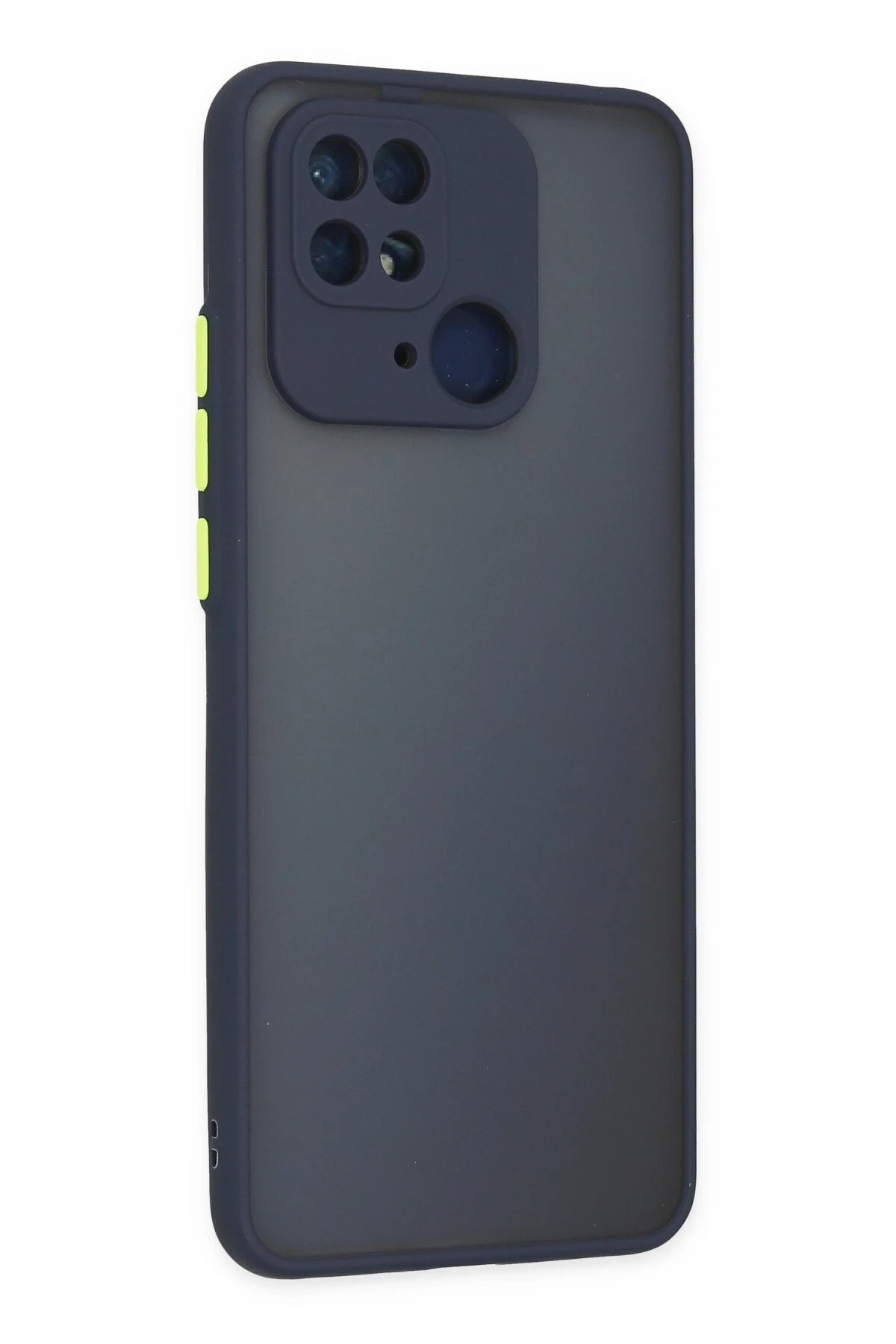 Newface Xiaomi Redmi 10C Kılıf Montreal Silikon Kapak - Lacivert