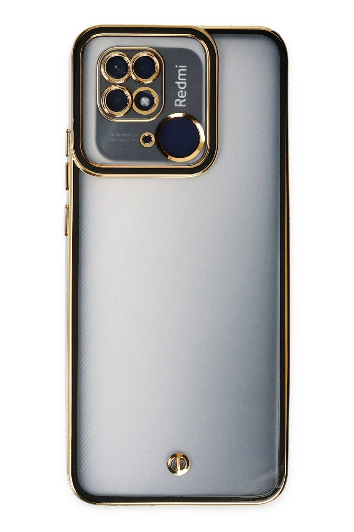 Newface Xiaomi Redmi 10C Kılıf Liva Lens Silikon - Siyah