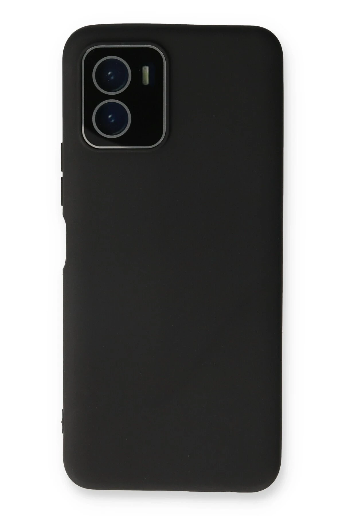 Newface Vivo Y15S Kılıf Lansman Glass Kapak - Siyah