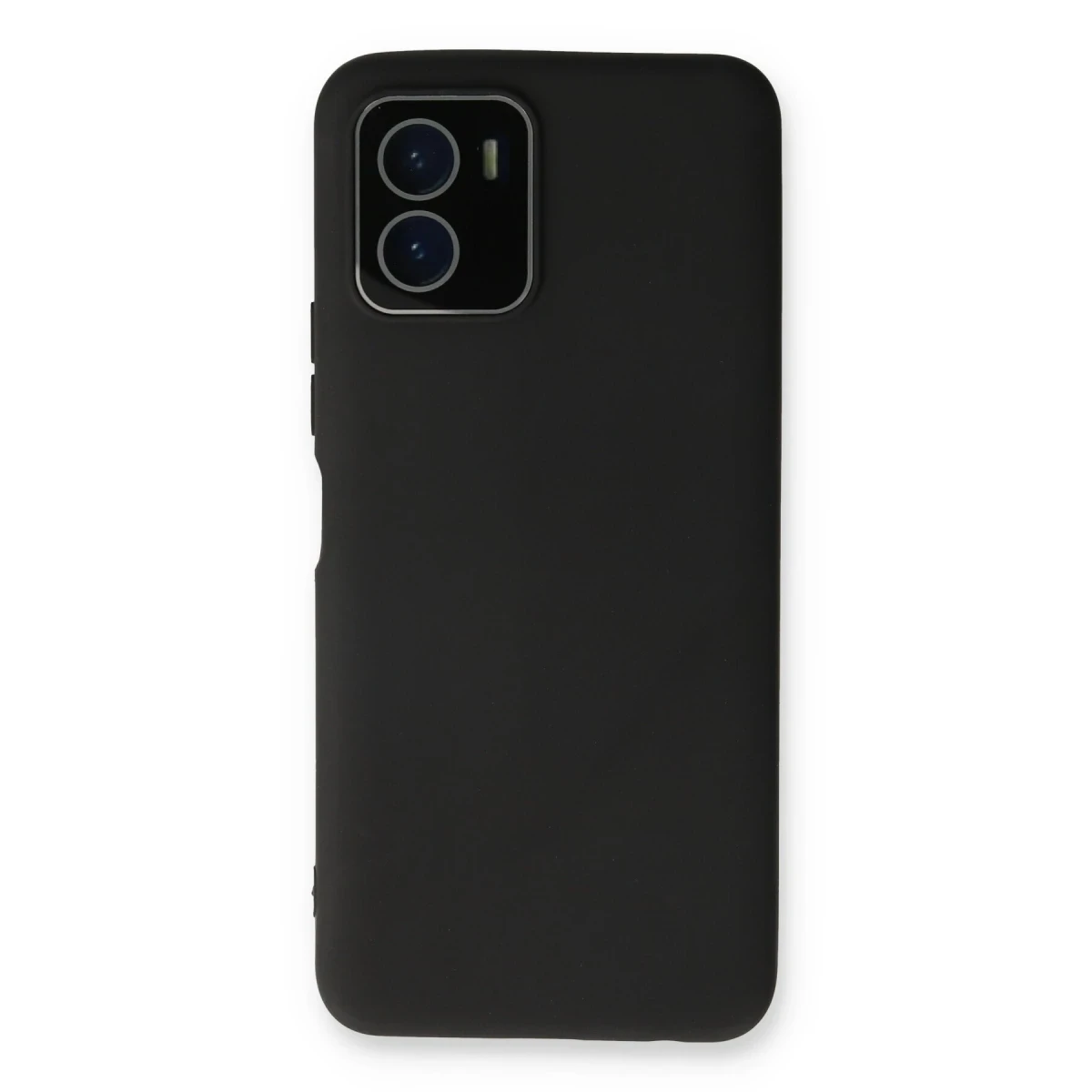 Newface Vivo Y15S Kılıf Lansman Glass Kapak - Siyah
