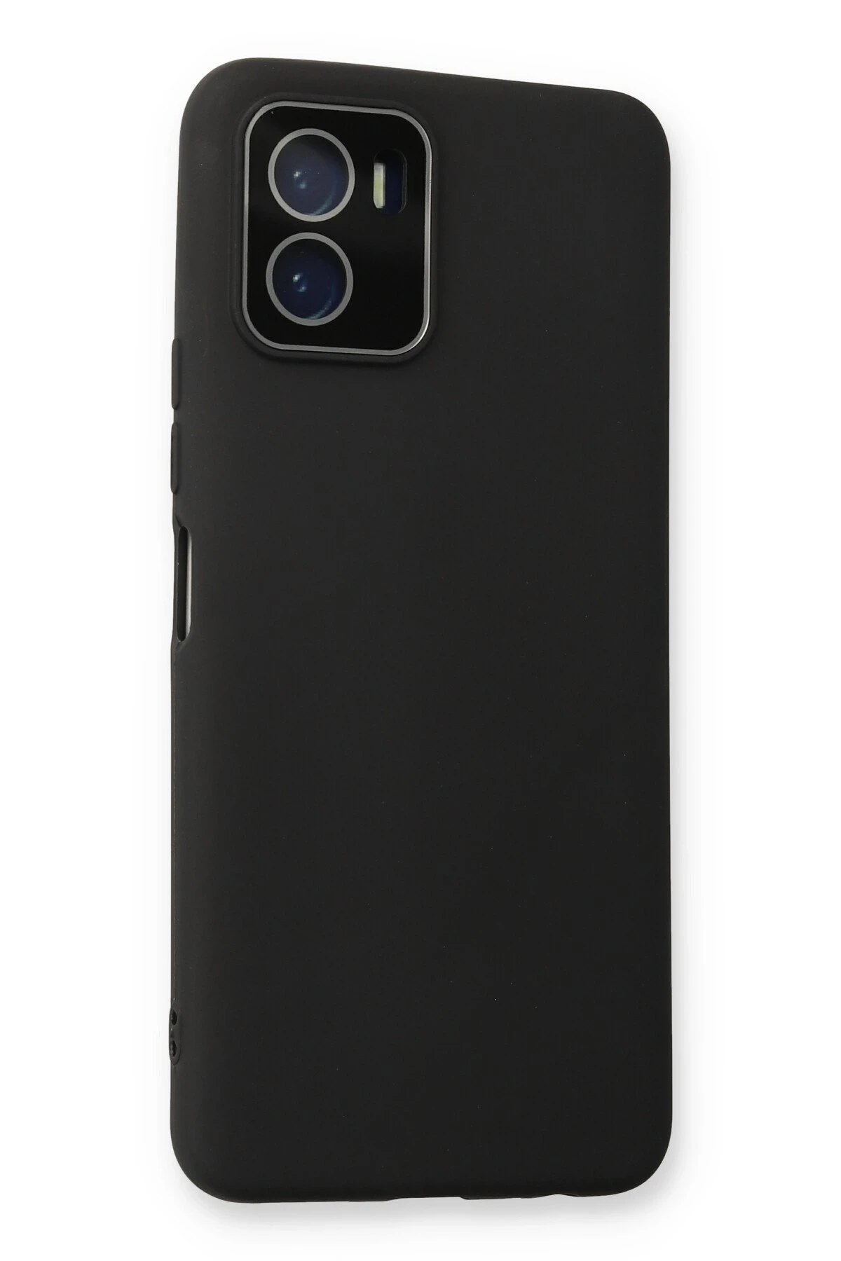 Newface Vivo Y15S Kılıf Lansman Glass Kapak - Siyah