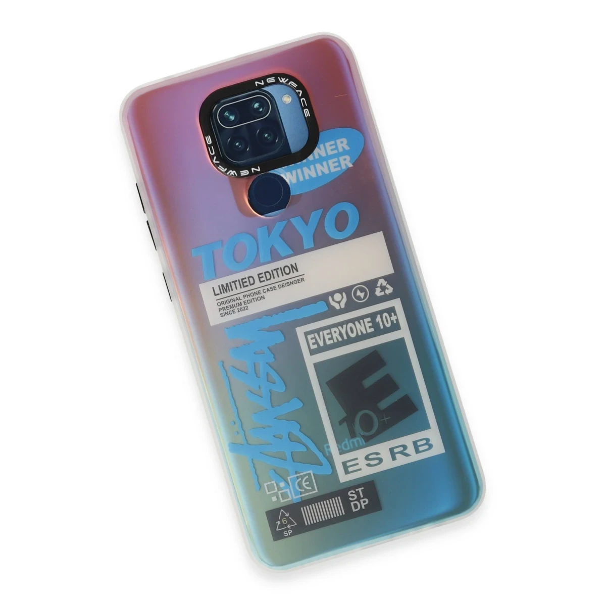 Newface Xiaomi Redmi Note 9 Kılıf Estoril Desenli Kapak - Estoril - 1