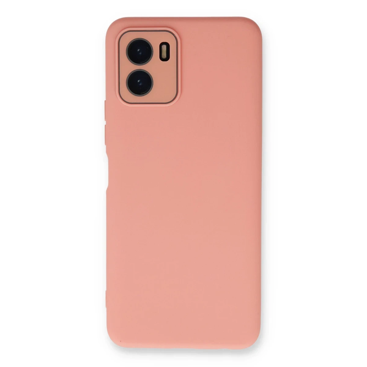 Newface Vivo Y15S Kılıf Lansman Glass Kapak - Pembe