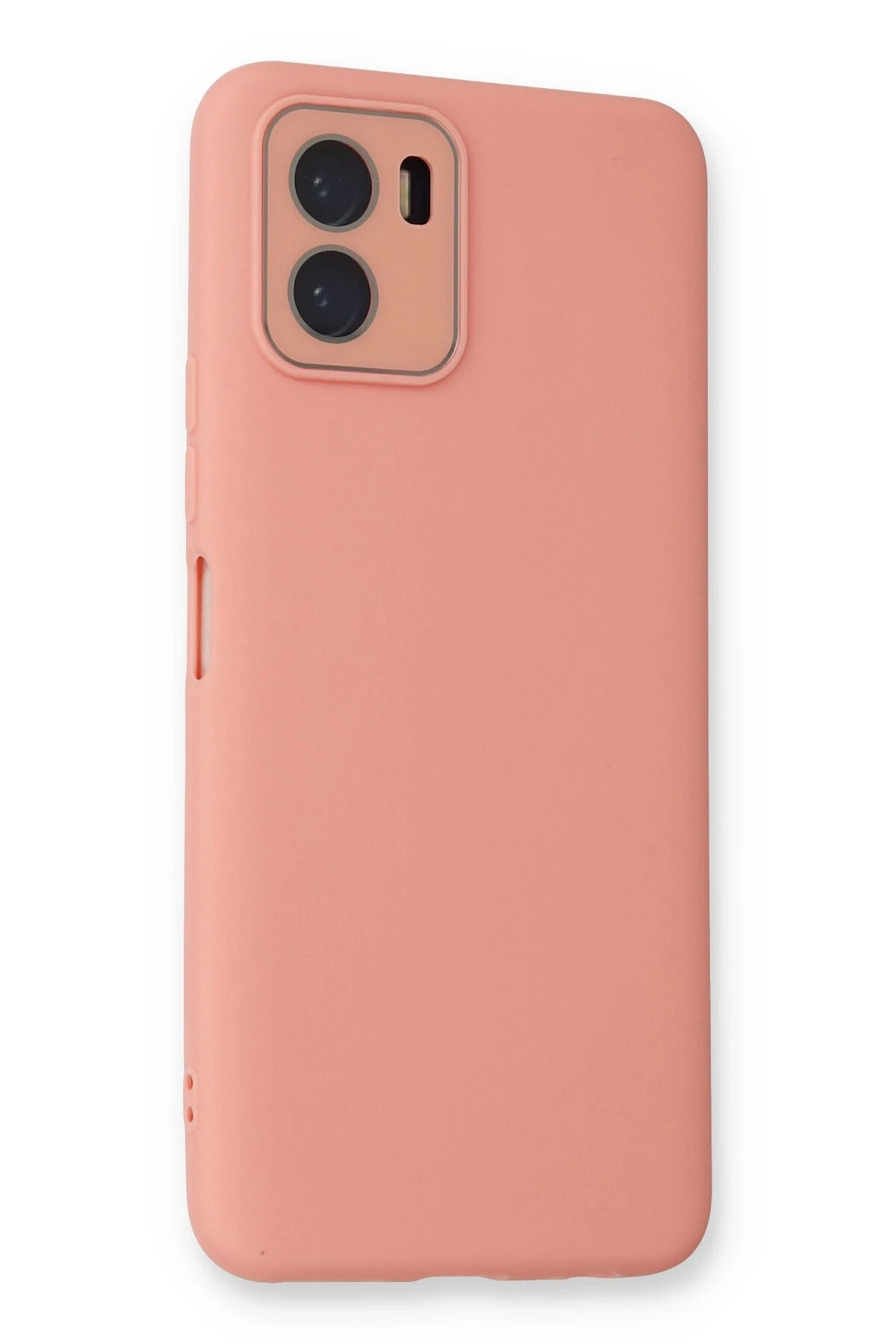 Newface Vivo Y15S Kılıf Lansman Glass Kapak - Pembe