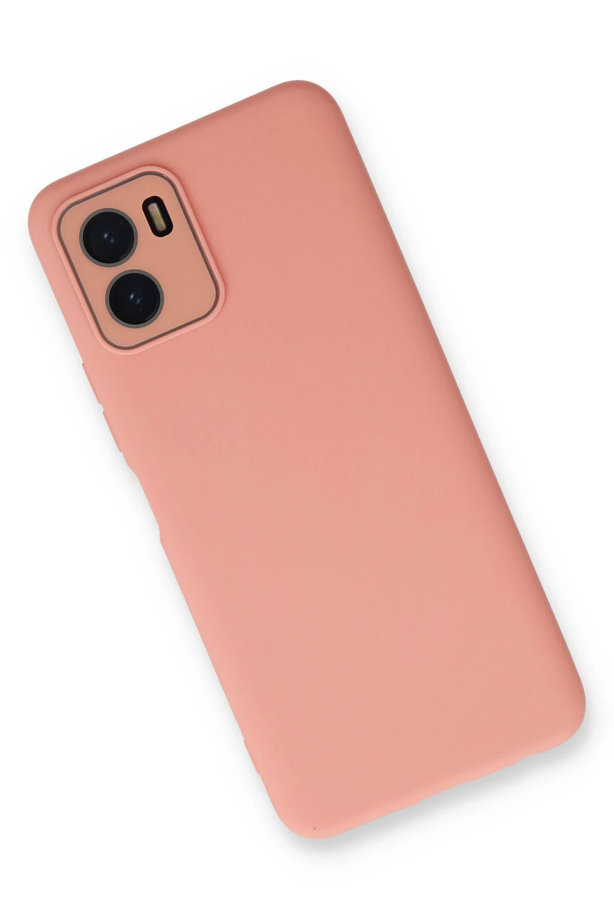 Newface Vivo Y15S Kılıf Lansman Glass Kapak - Pembe