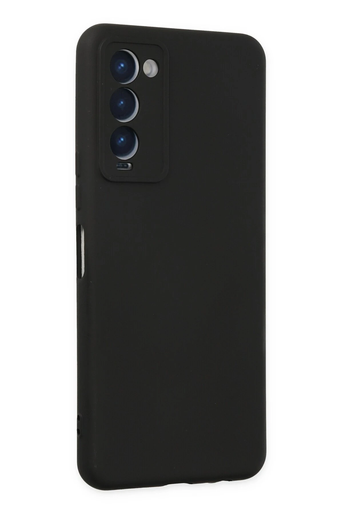 Newface Tecno Camon 18 Kılıf Nano içi Kadife Silikon - Siyah