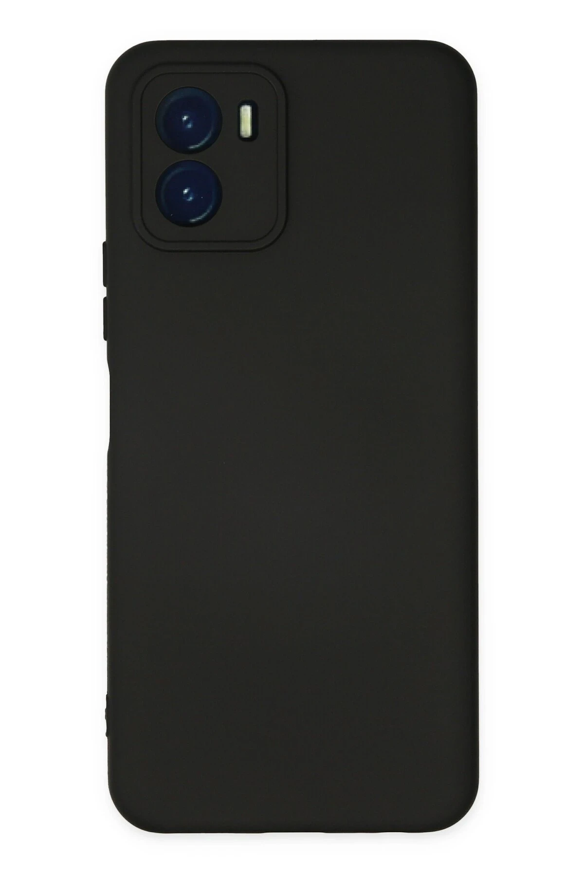Newface Vivo Y15S Kılıf Nano içi Kadife Silikon - Siyah