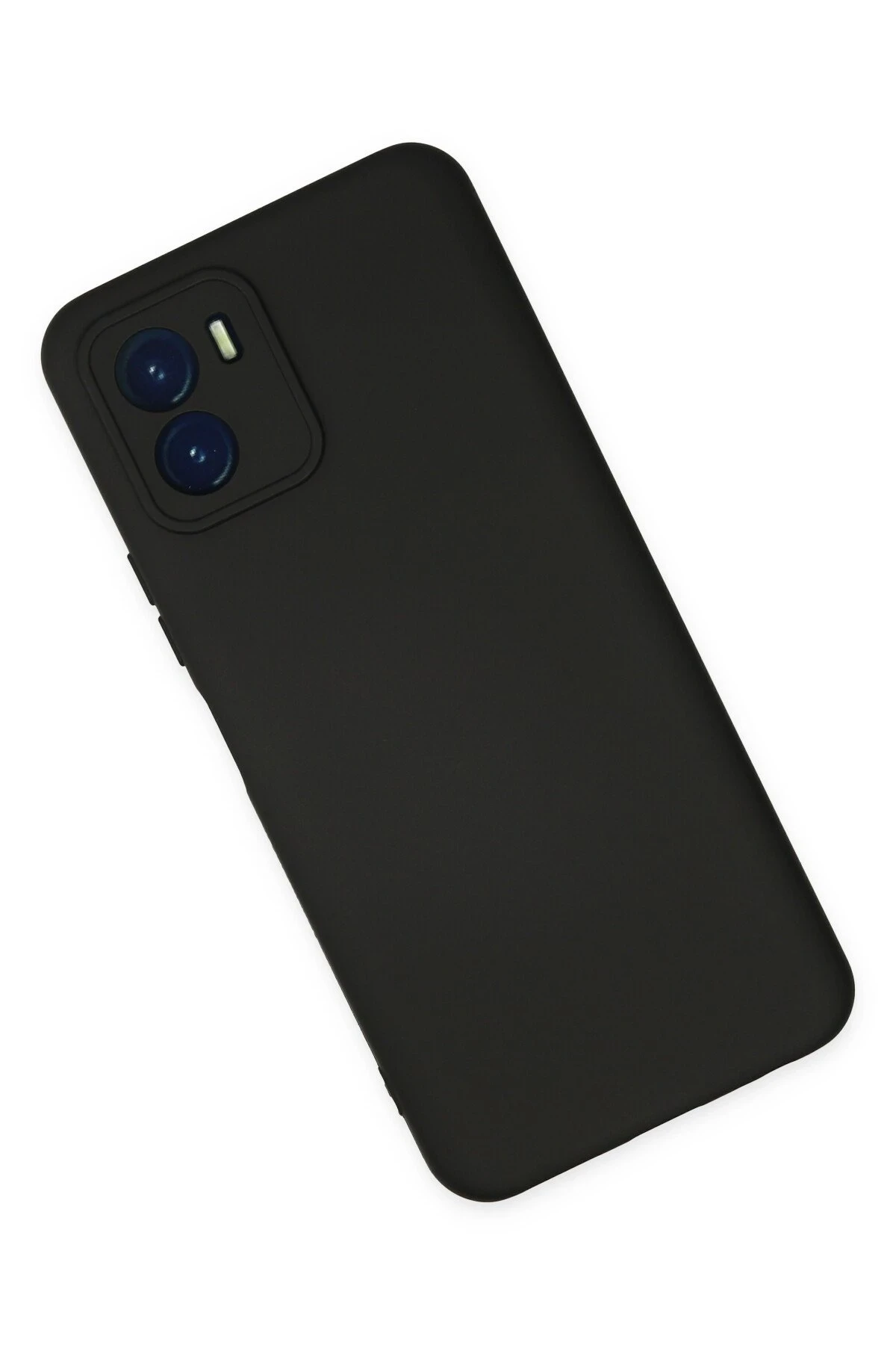 Newface Vivo Y15S Kılıf Nano içi Kadife Silikon - Siyah