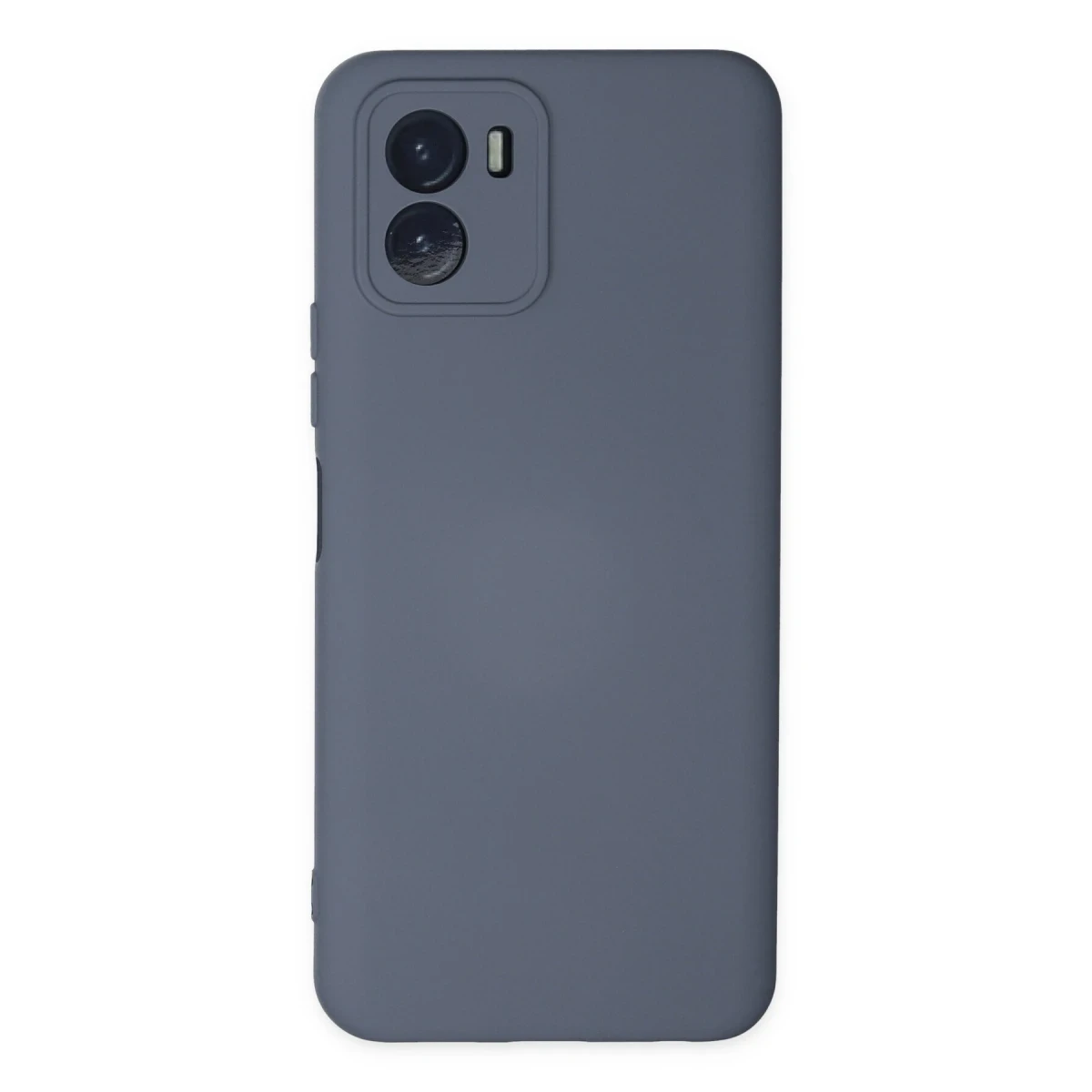 Newface Vivo Y15S Kılıf Nano içi Kadife Silikon - Gri