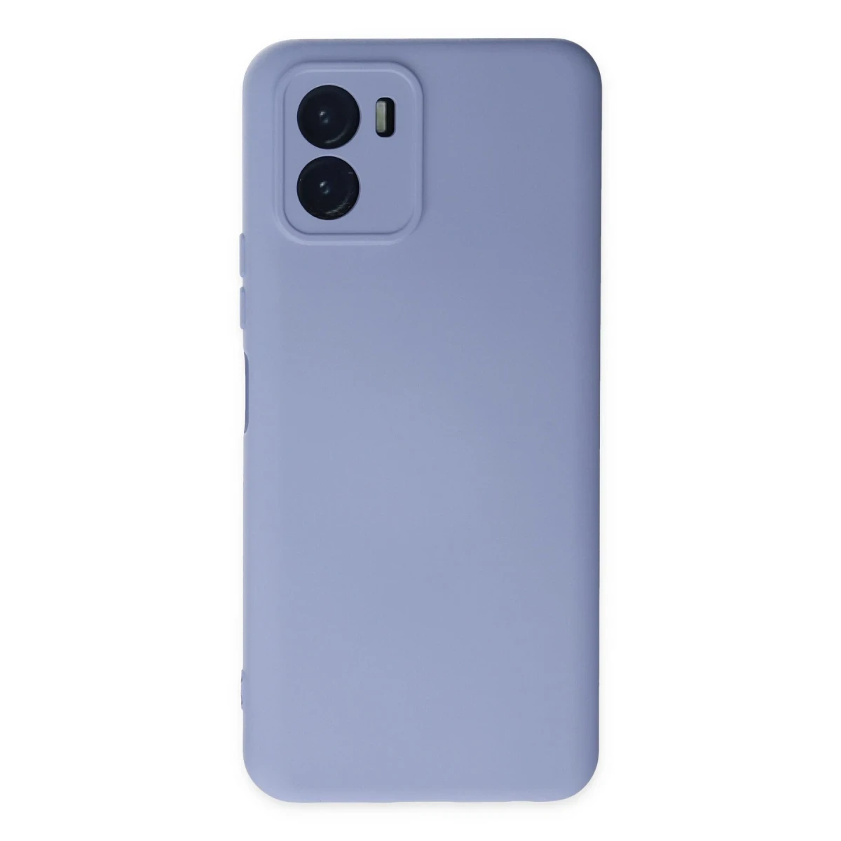 Newface Vivo Y15S Kılıf Nano içi Kadife Silikon - Lila