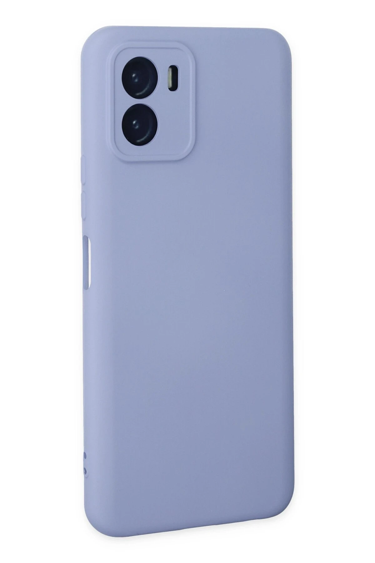 Newface Vivo Y15S Kılıf Nano içi Kadife Silikon - Lila