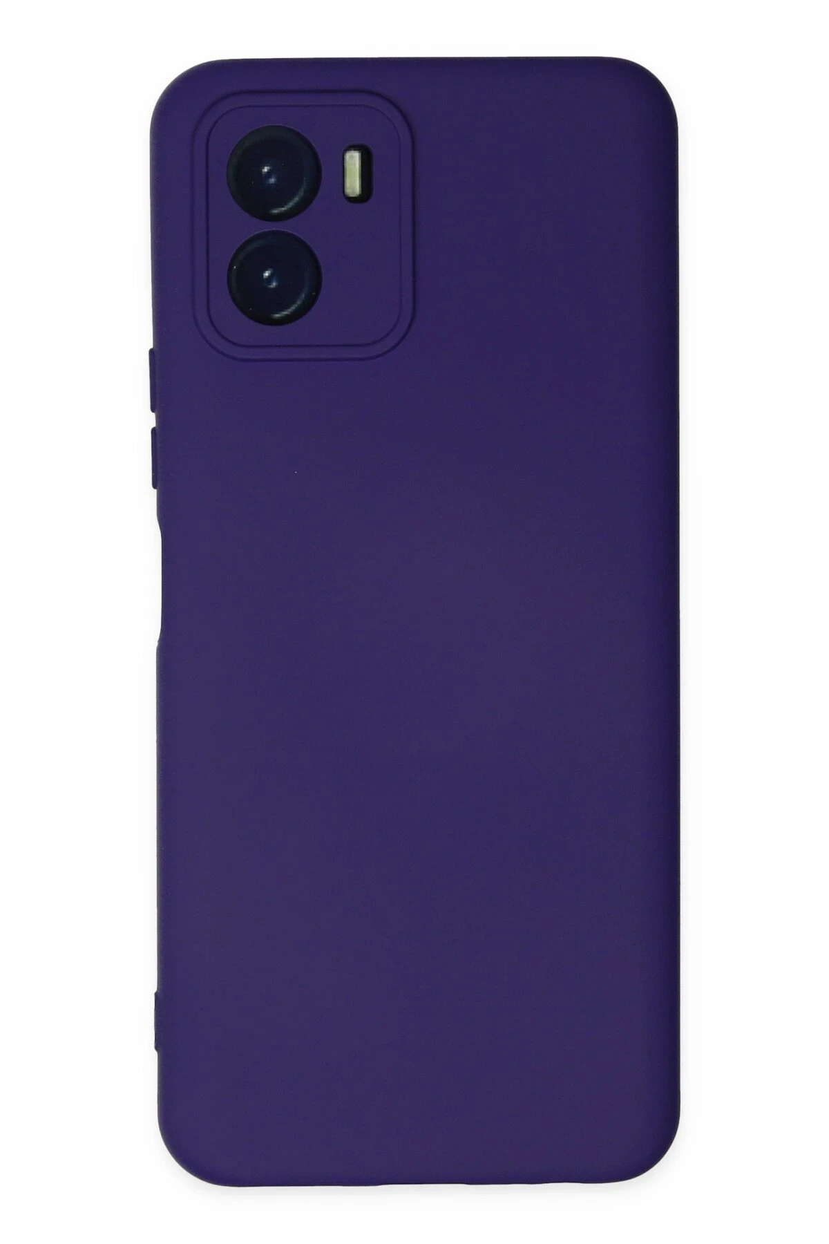Newface Vivo Y15S Kılıf Nano içi Kadife Silikon - Mor