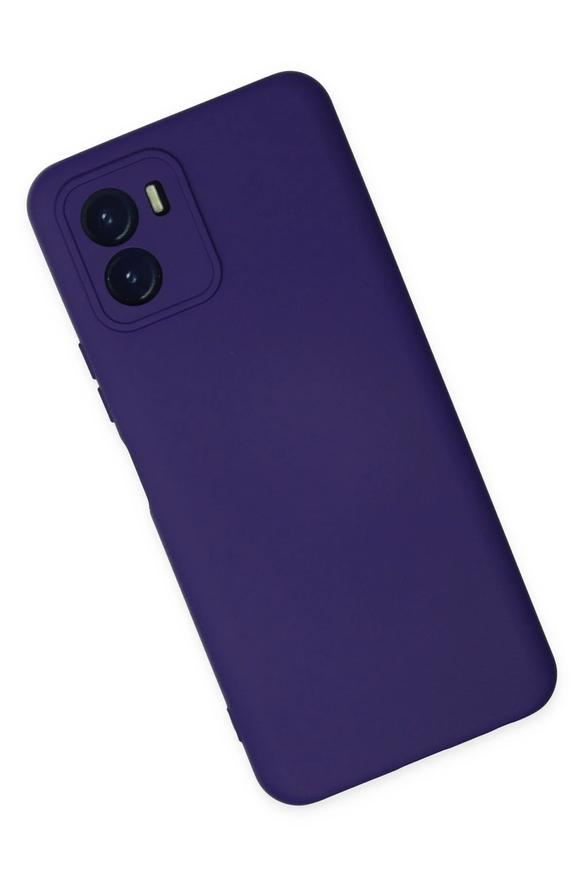 Newface Vivo Y15S Kılıf Nano içi Kadife Silikon - Mor