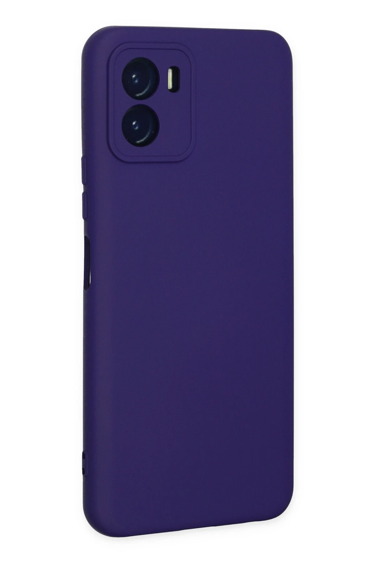 Newface Vivo Y15S Kılıf Nano içi Kadife Silikon - Mor