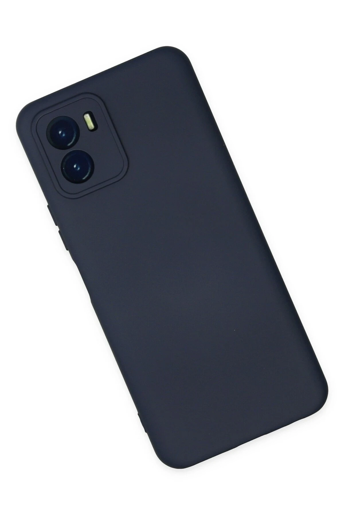 Newface Vivo Y15S Kılıf Nano içi Kadife Silikon - Lacivert