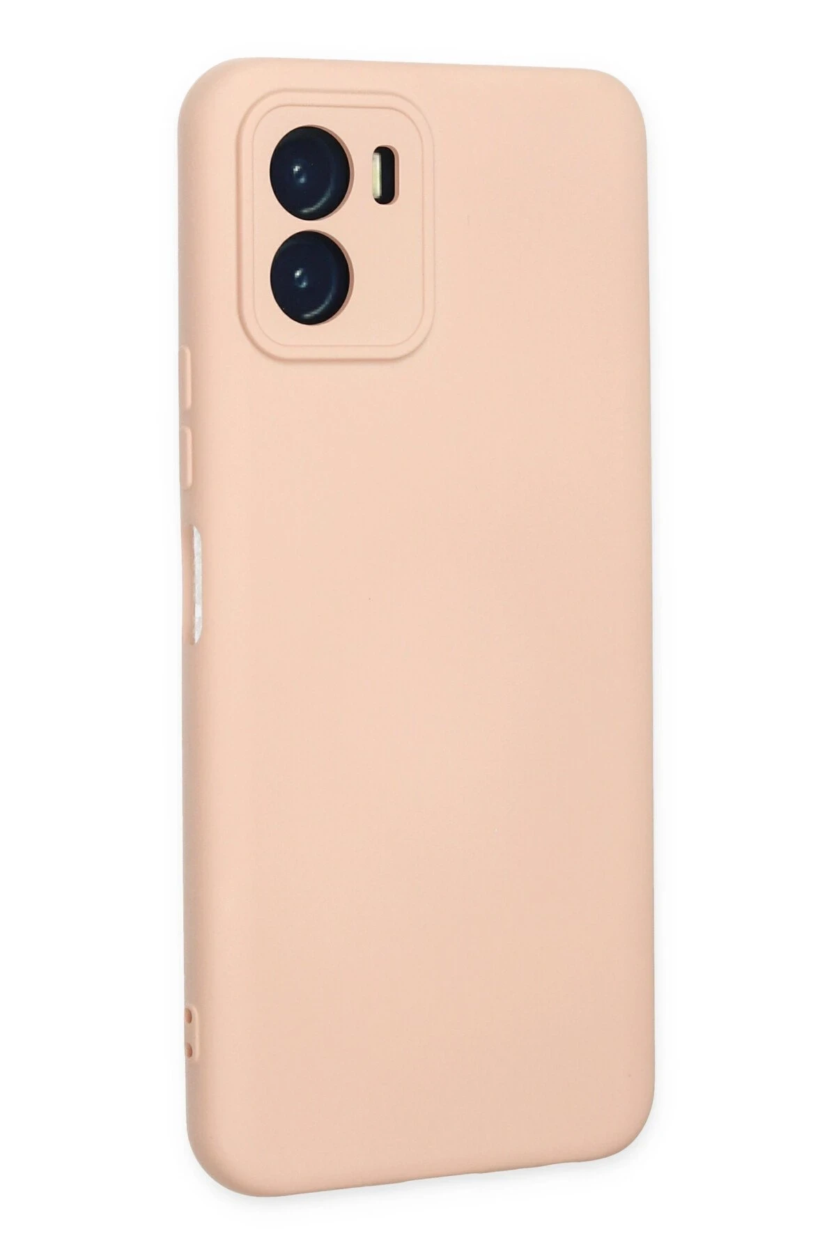 Newface Vivo Y15S Kılıf Nano içi Kadife Silikon - Pudra