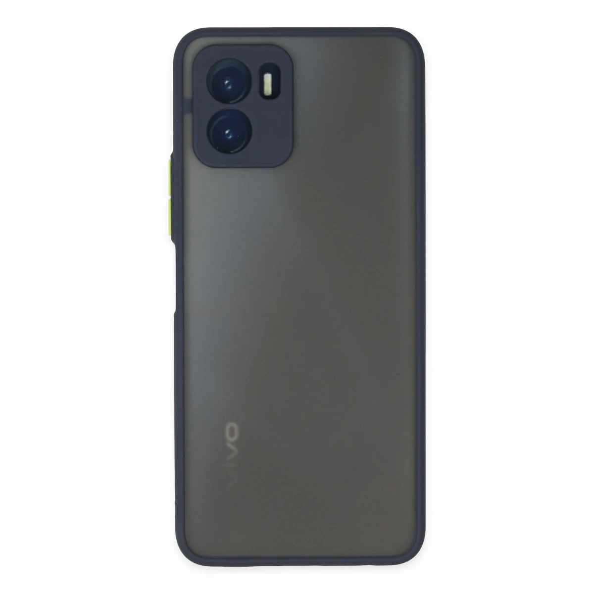 Newface Vivo Y15S Kılıf Montreal Silikon Kapak - Lacivert