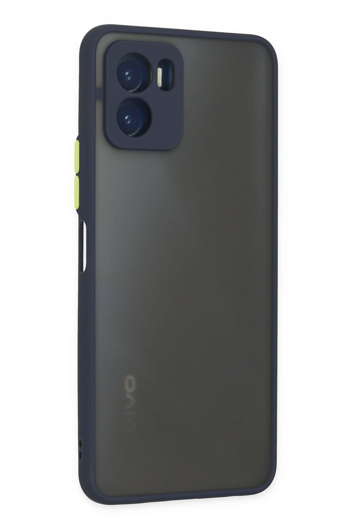 Newface Vivo Y15S Kılıf Montreal Silikon Kapak - Lacivert