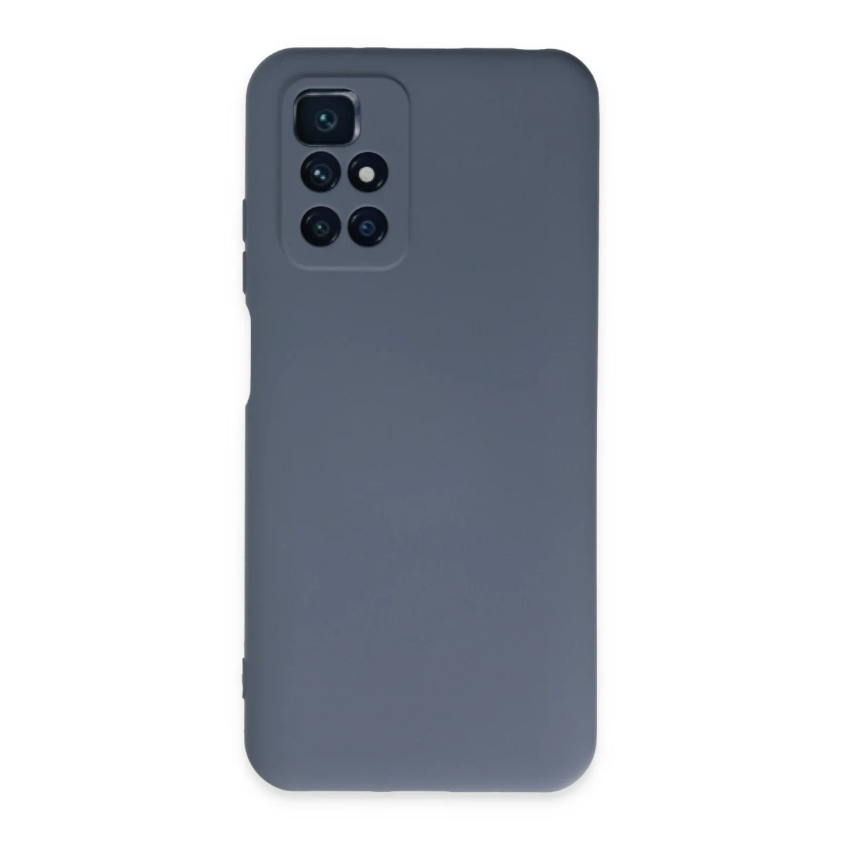 Newface Xiaomi Redmi 10 2022 Kılıf Nano içi Kadife Silikon - Gri