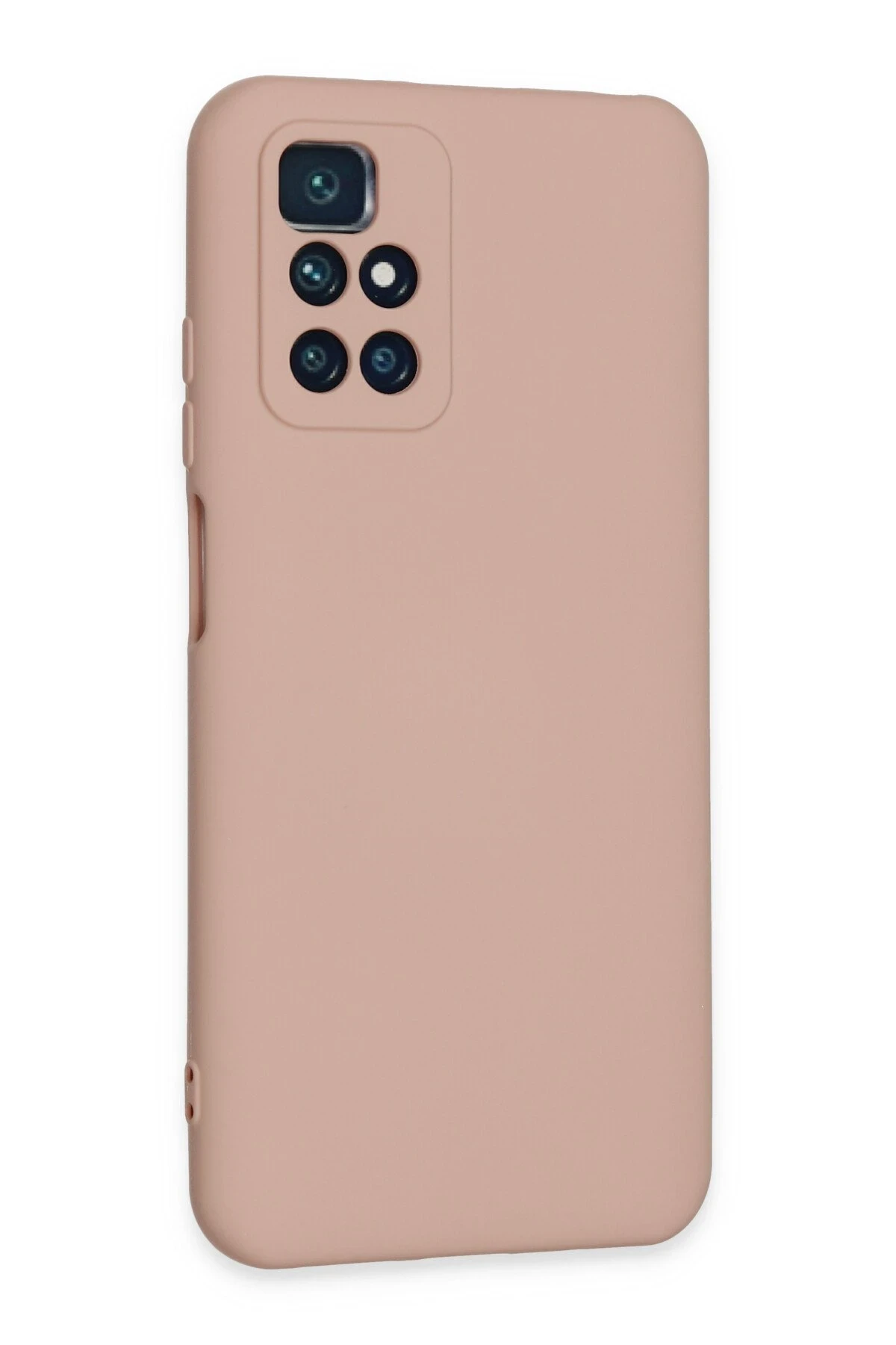 Newface Xiaomi Redmi 10 2022 Kılıf Nano içi Kadife Silikon - Pudra