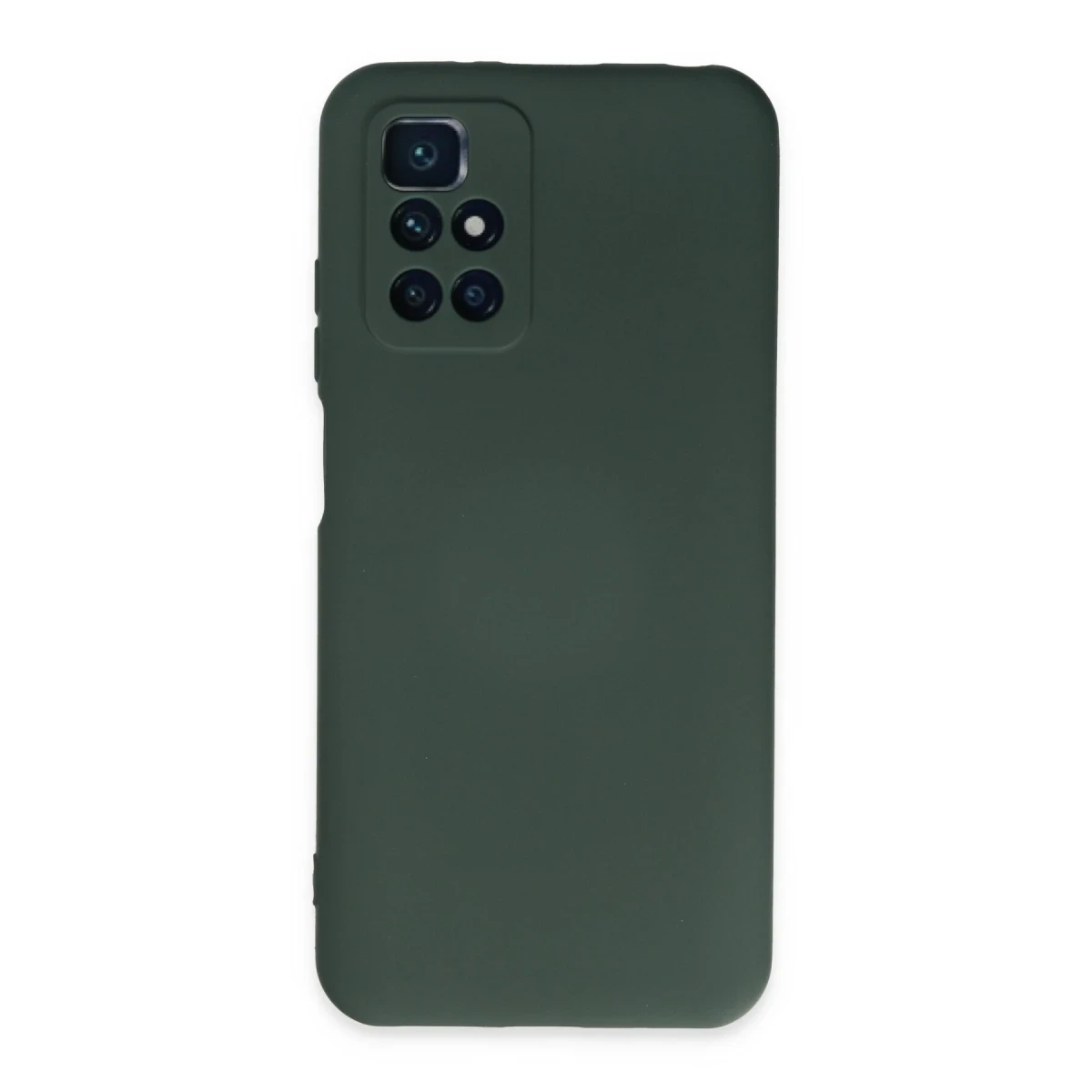 Newface Xiaomi Redmi 10 2022 Kılıf Nano içi Kadife Silikon - Koyu Yeşil
