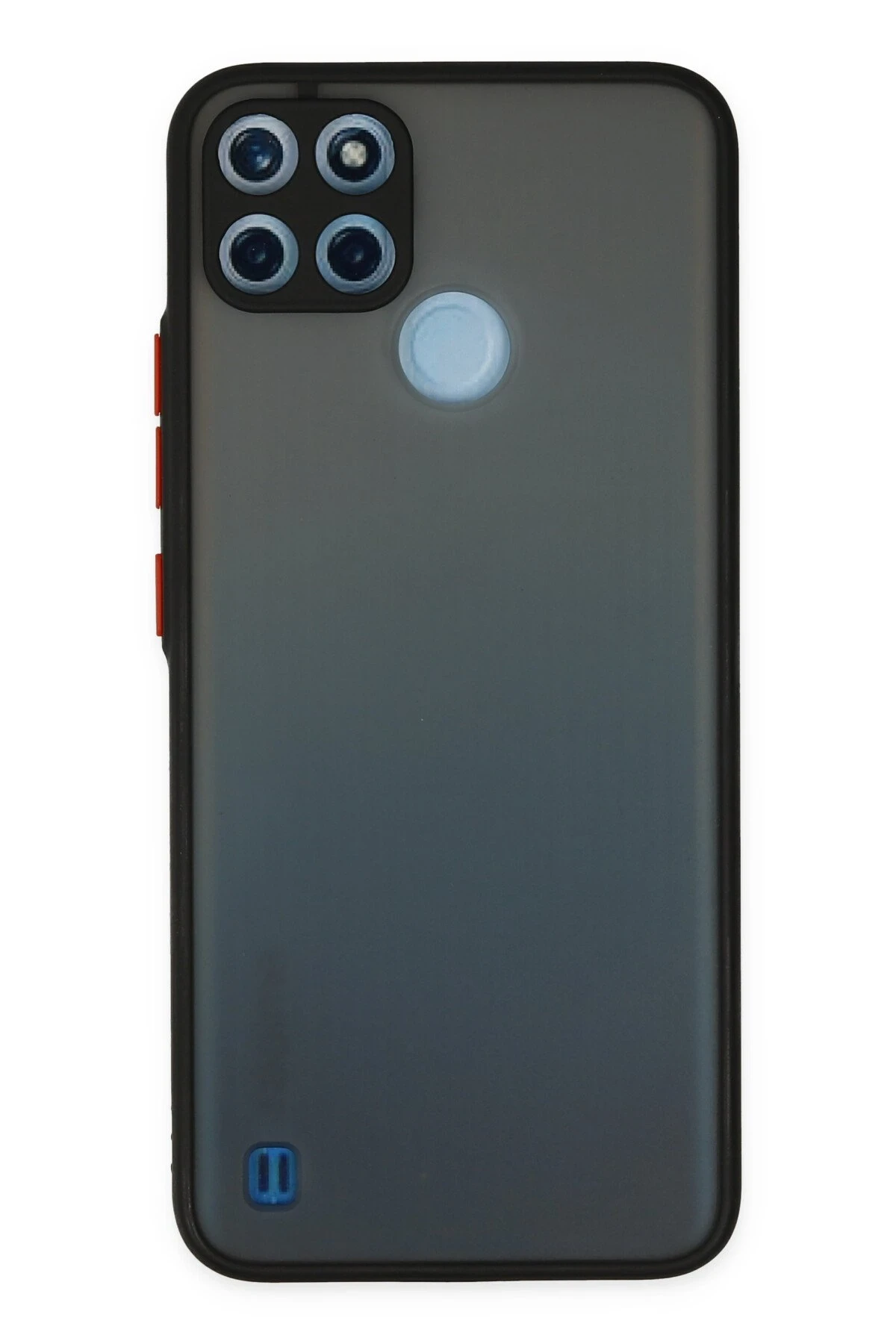 Newface Realme C21Y Kılıf Montreal Silikon Kapak - Siyah