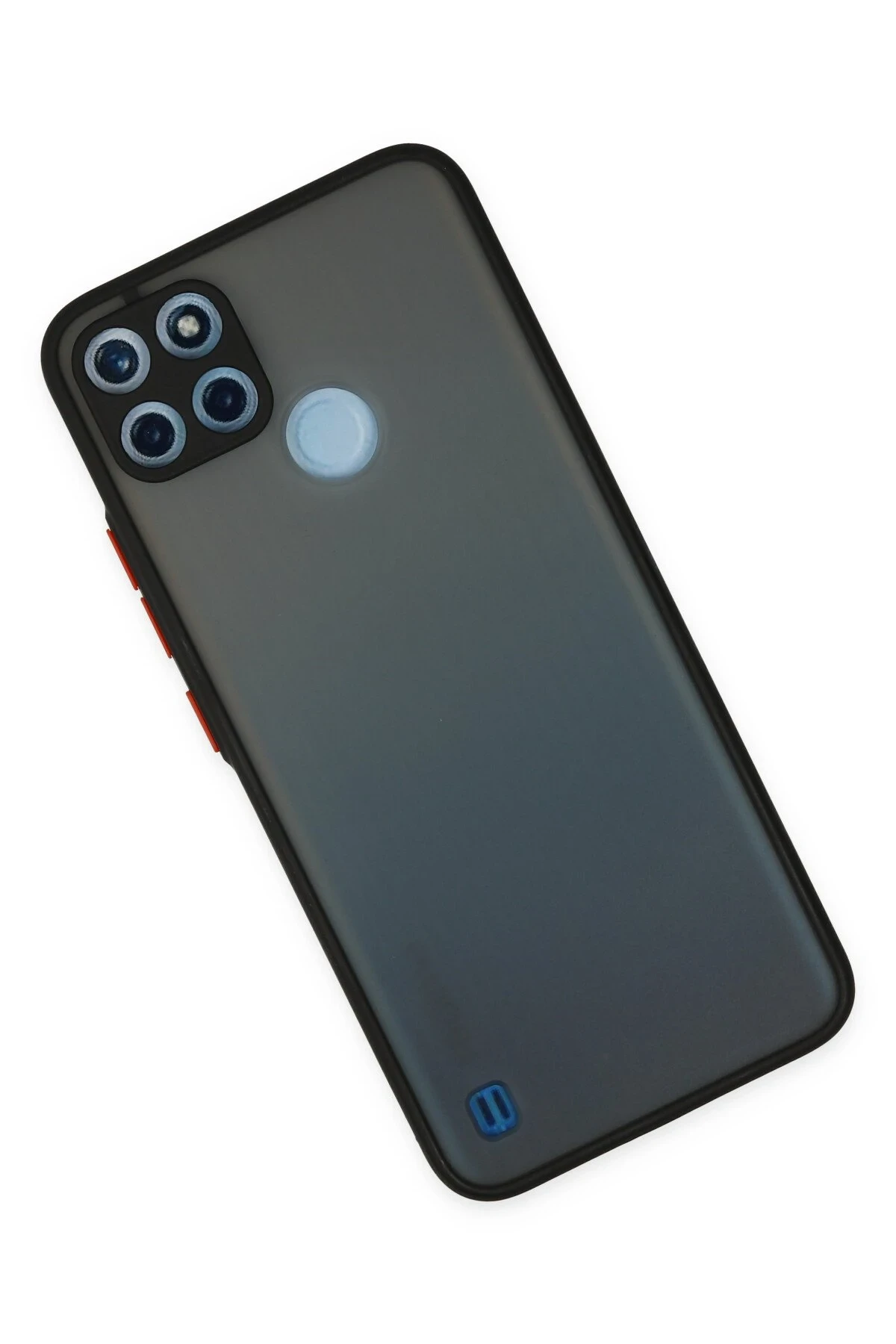Newface Realme C21Y Kılıf Montreal Silikon Kapak - Siyah