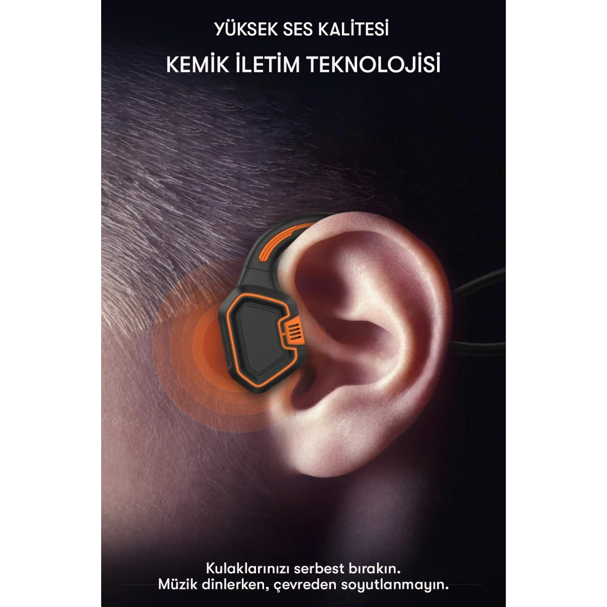 Newface AS9 Suya Dayanıklı Bluetooth Kulaklık - Siyah
