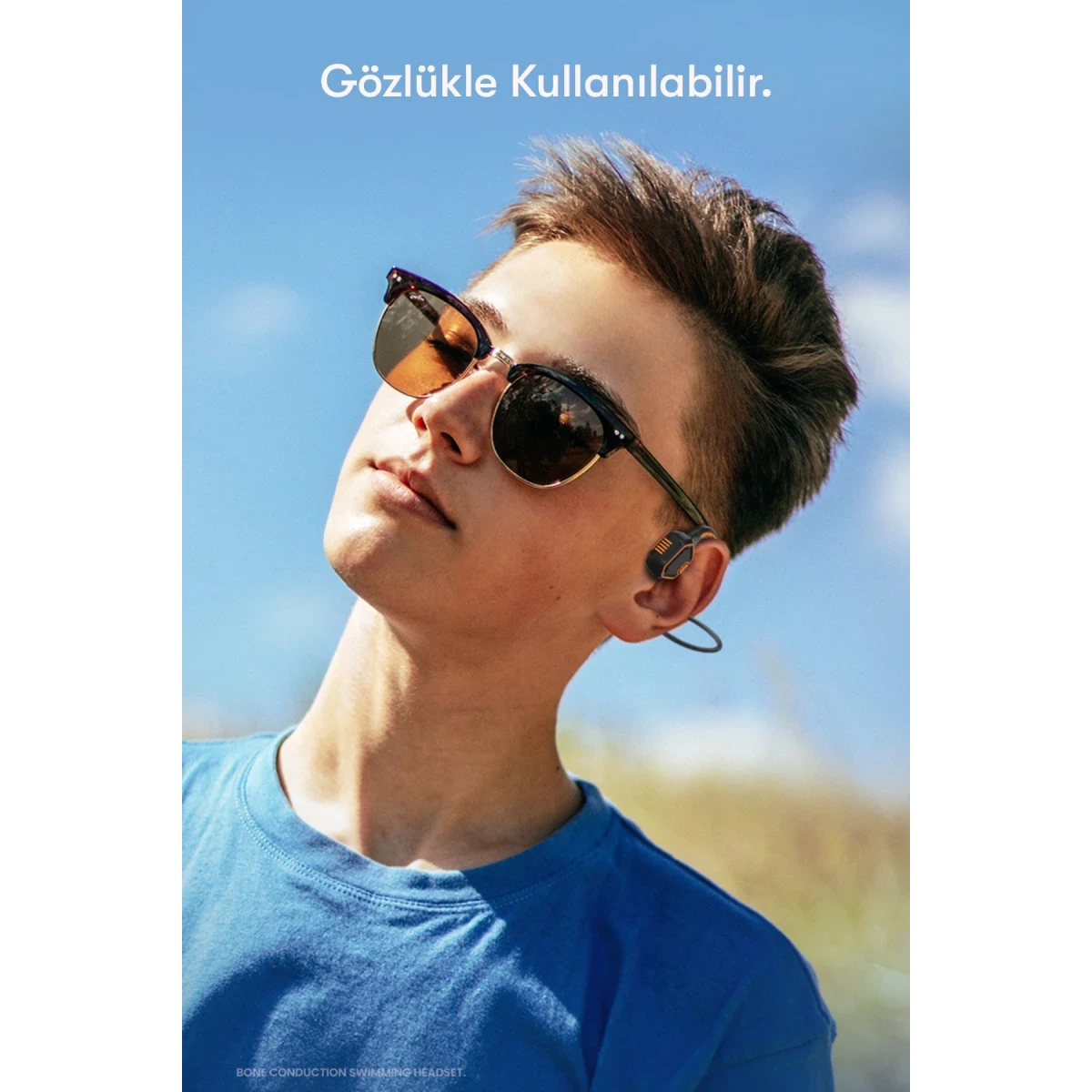 Newface AS9 Suya Dayanıklı Bluetooth Kulaklık - Siyah
