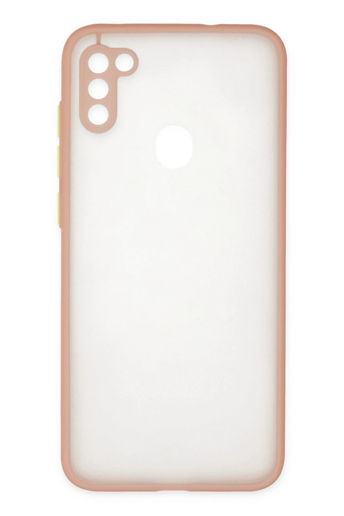Newface Samsung Galaxy A11 Kılıf Montreal Silikon Kapak - Pembe