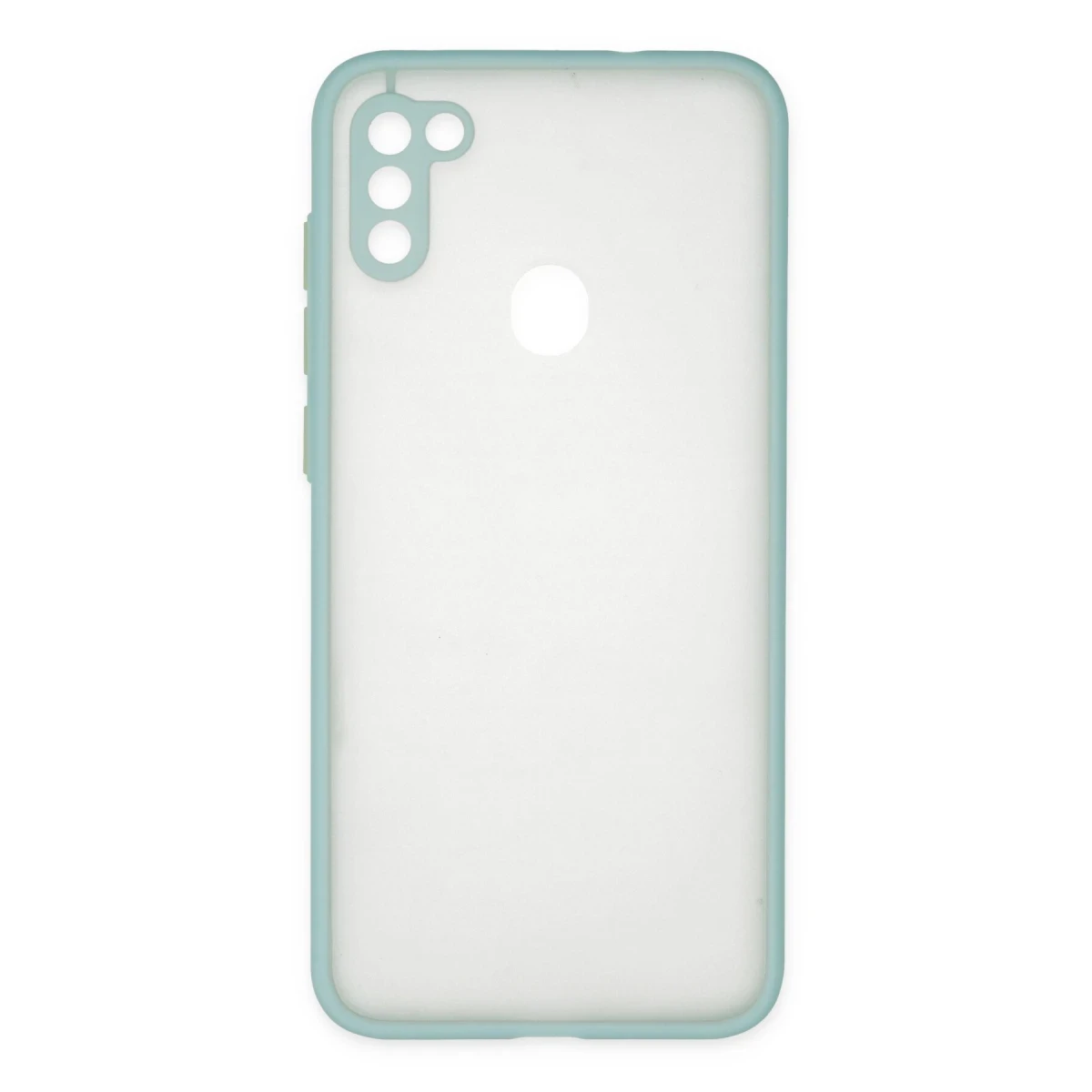 Newface Samsung Galaxy A11 Kılıf Montreal Silikon Kapak - Turkuaz
