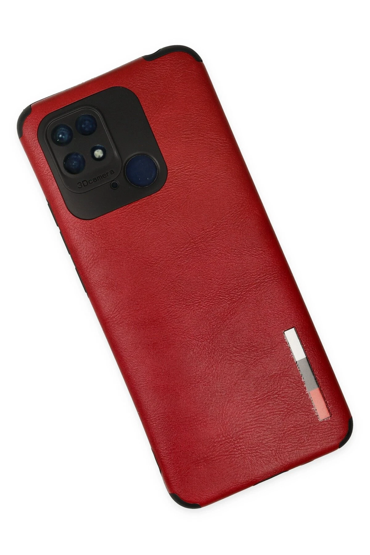 Newface Xiaomi Redmi 10C Kılıf Loop Deri Silikon - Kırmızı