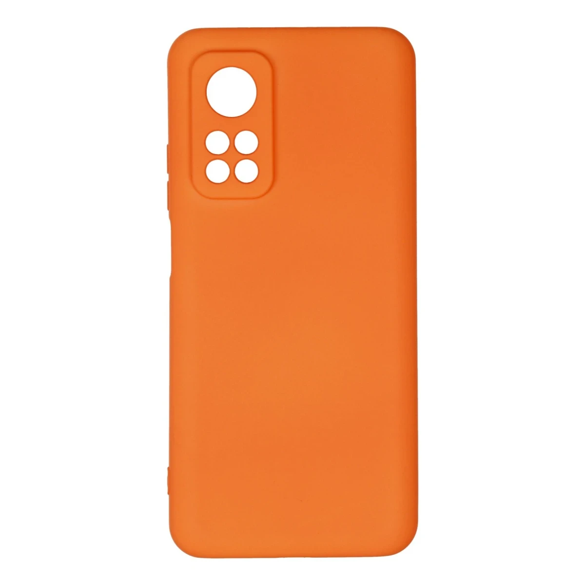 Newface Xiaomi Mi 10T Kılıf Nano içi Kadife Silikon - Turuncu