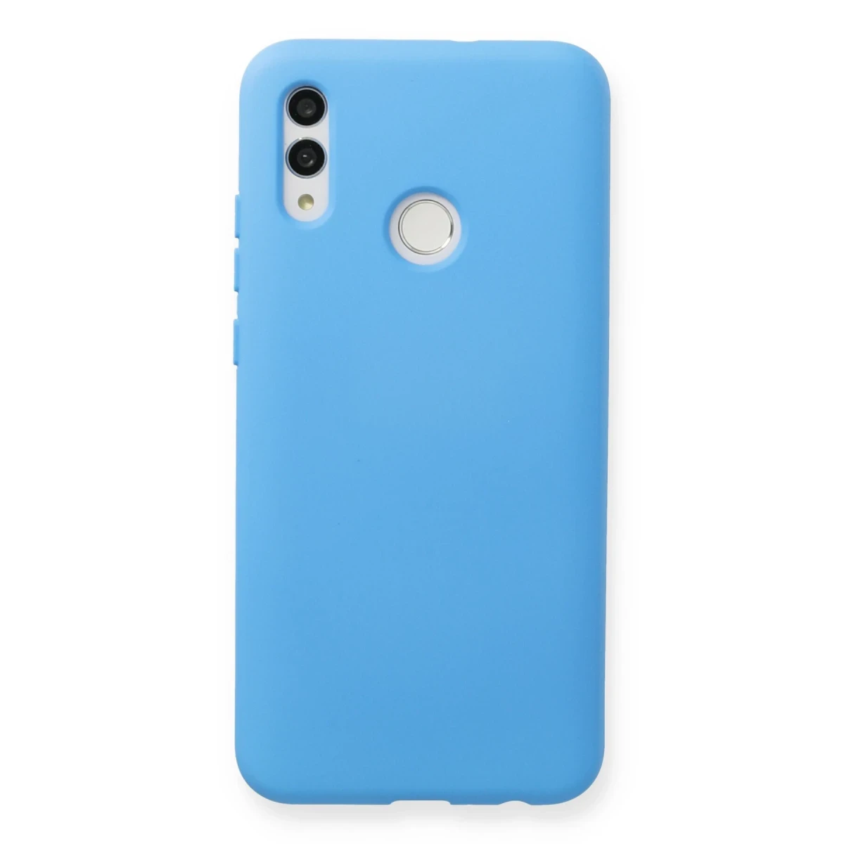 Newface Huawei P Smart 2019 Kılıf Nano içi Kadife Silikon - Mavi