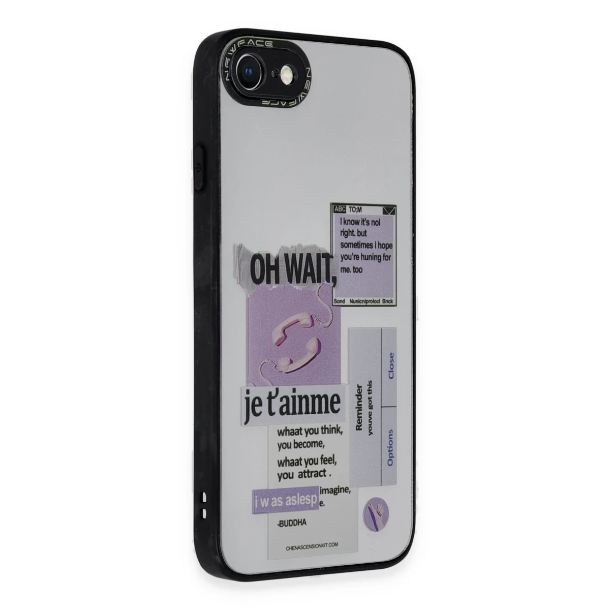 Newface Apple iPhone 7 Kılıf Mirror Desenli Kapak - Mirror - 4