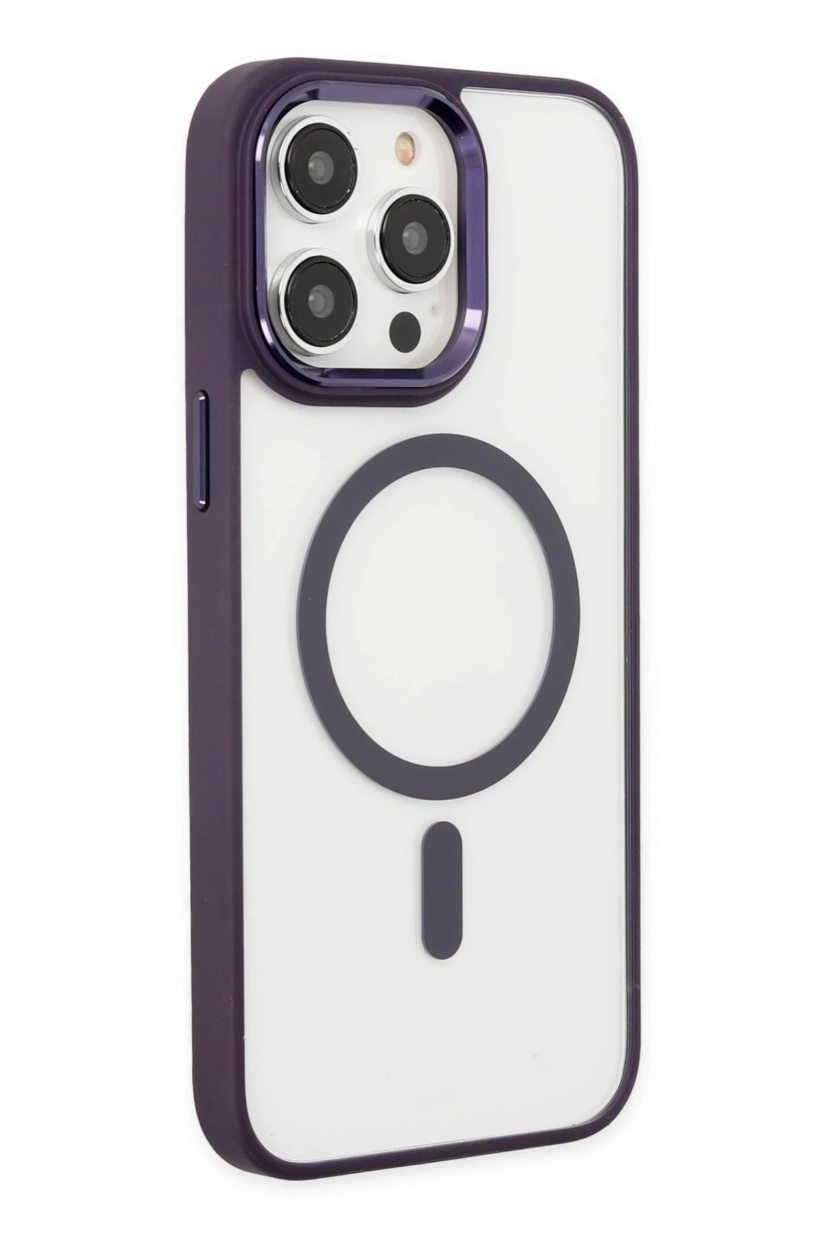 Newface iPhone 13 Pro Kılıf Room Magneticsafe Silikon - Derin Mor