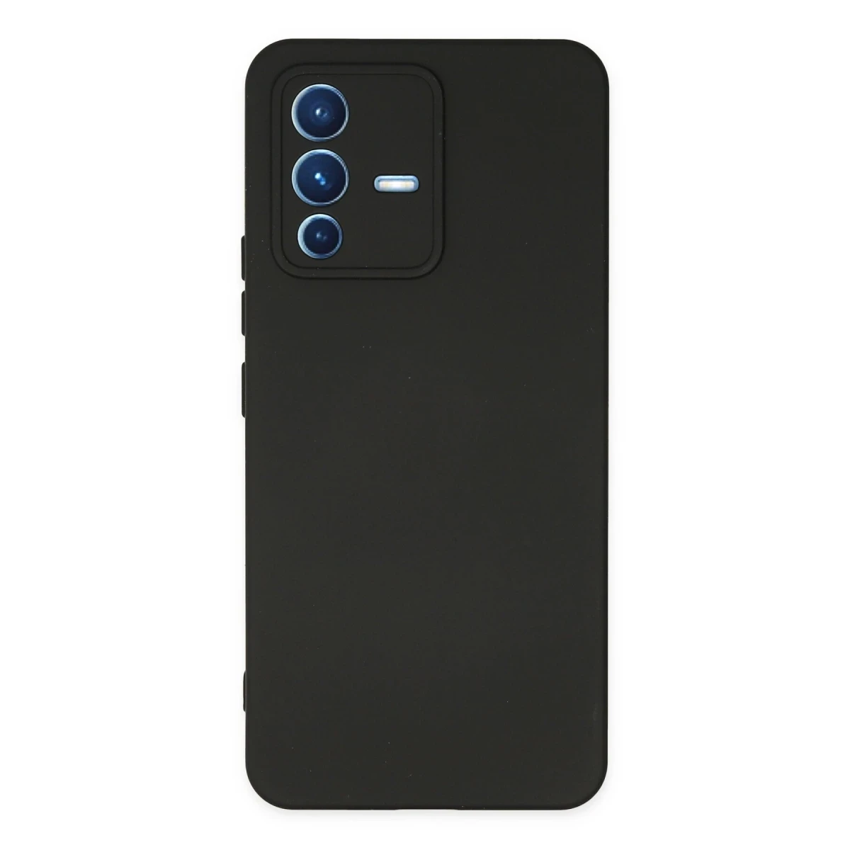 Newface Vivo V23 5G Kılıf Nano içi Kadife Silikon - Siyah