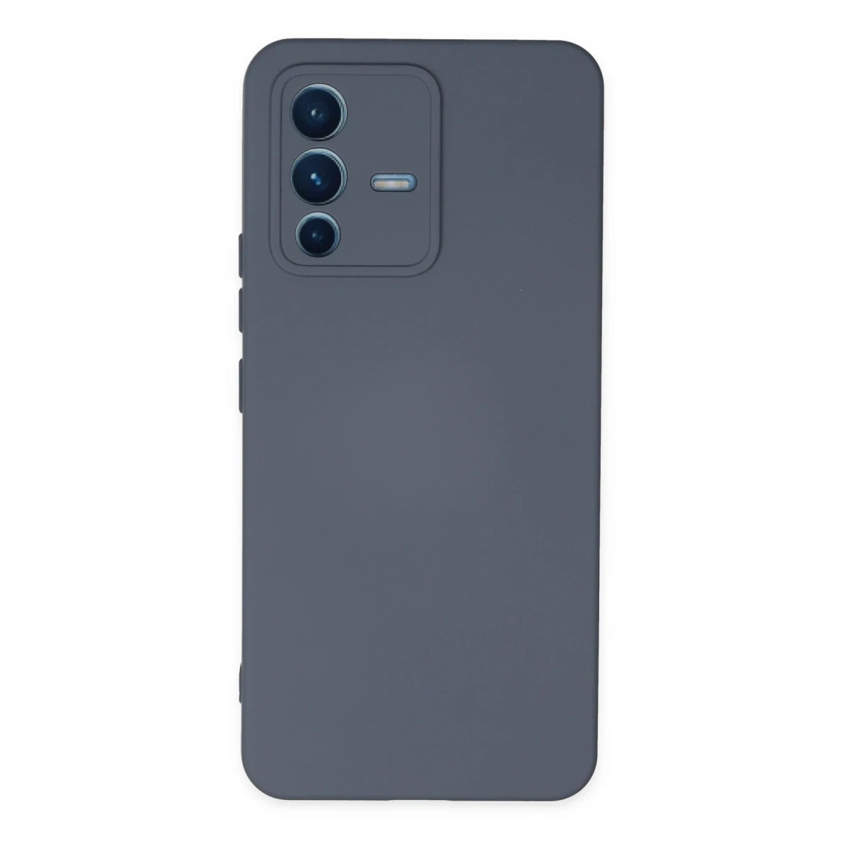 Newface Vivo V23 5G Kılıf Nano içi Kadife Silikon - Gri