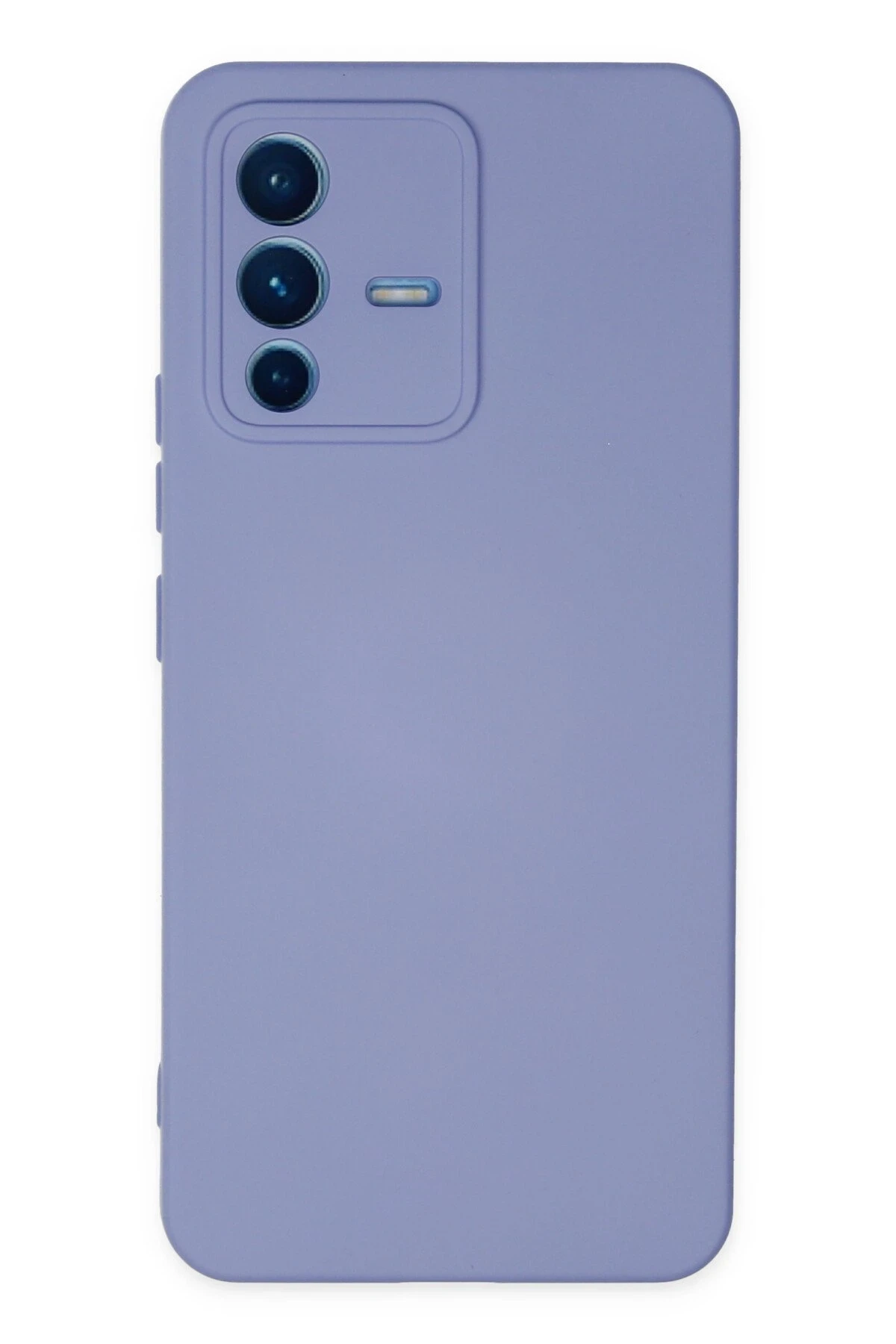 Newface Vivo V23 5G Kılıf Nano içi Kadife Silikon - Lila