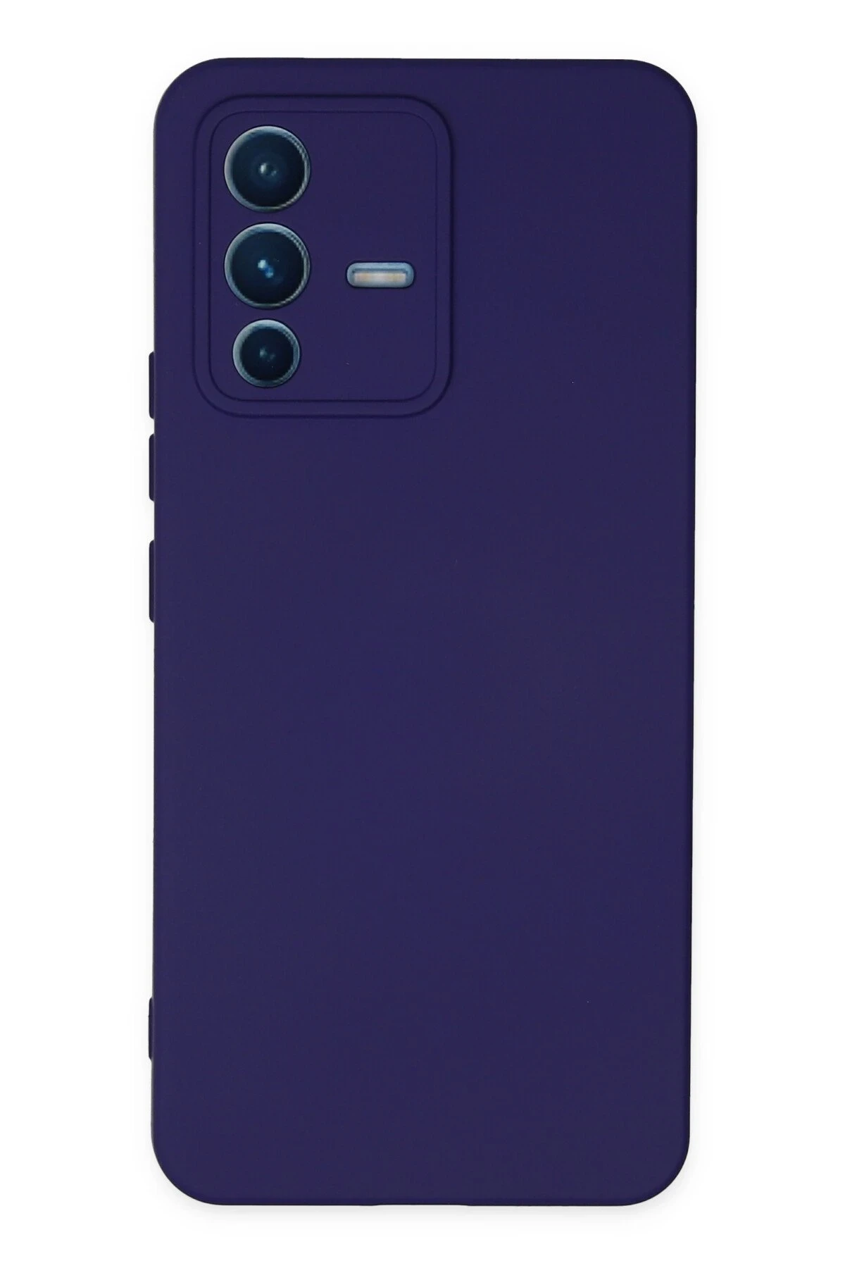 Newface Vivo V23 5G Kılıf Nano içi Kadife Silikon - Mor