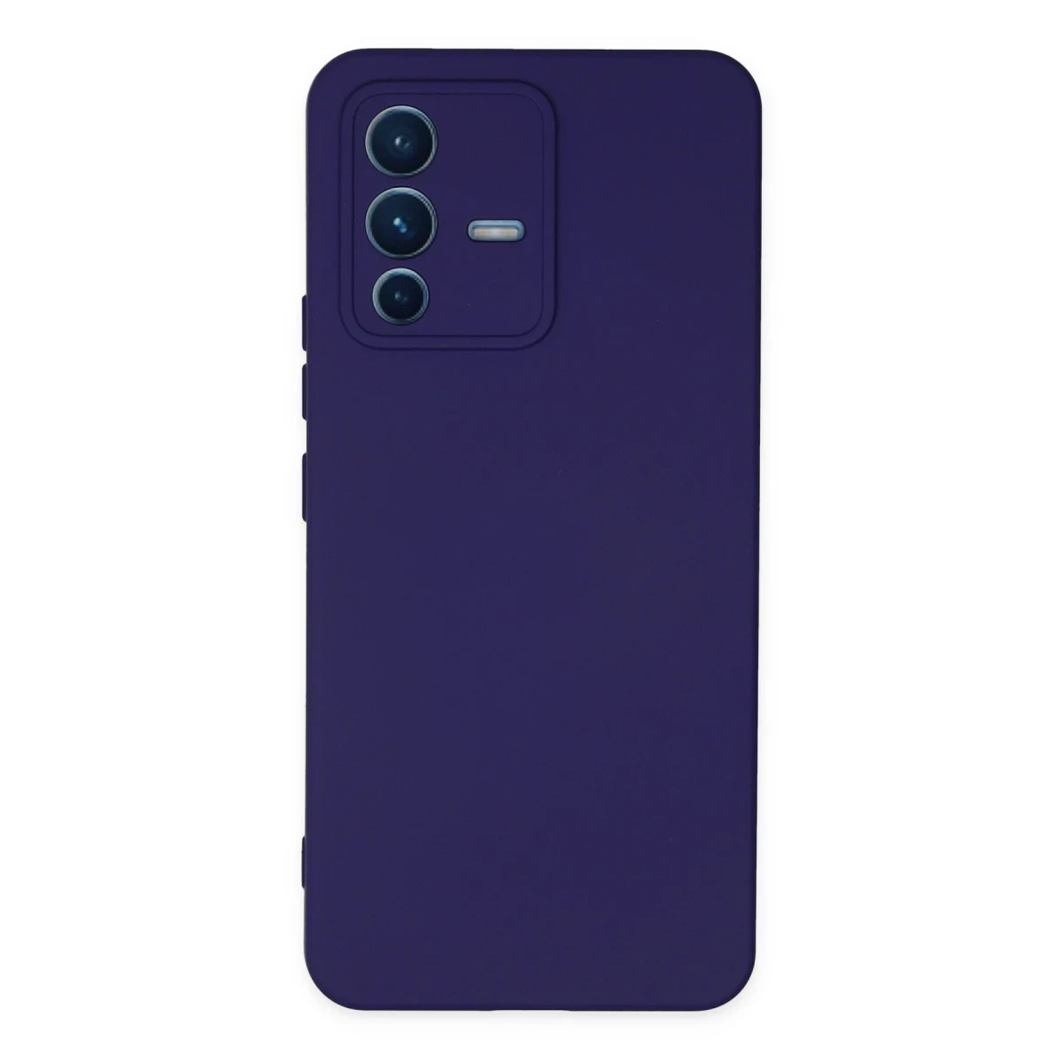 Newface Vivo V23 5G Kılıf Nano içi Kadife Silikon - Mor